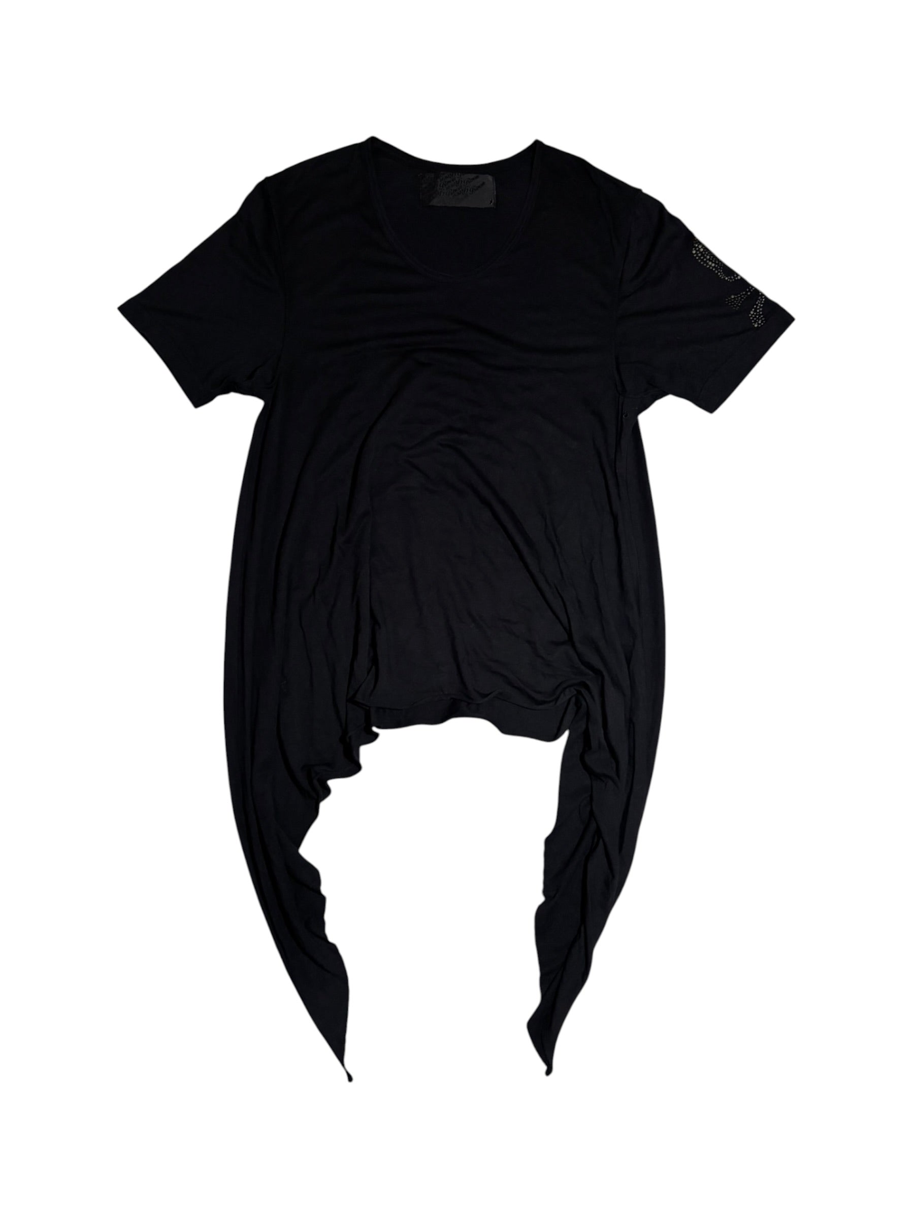 Asymmetric Draped T-Shirt