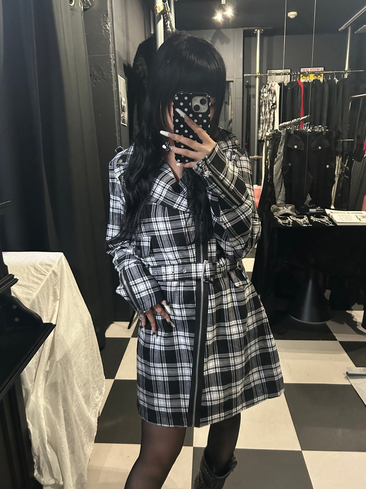 Tartan Rider Coat
