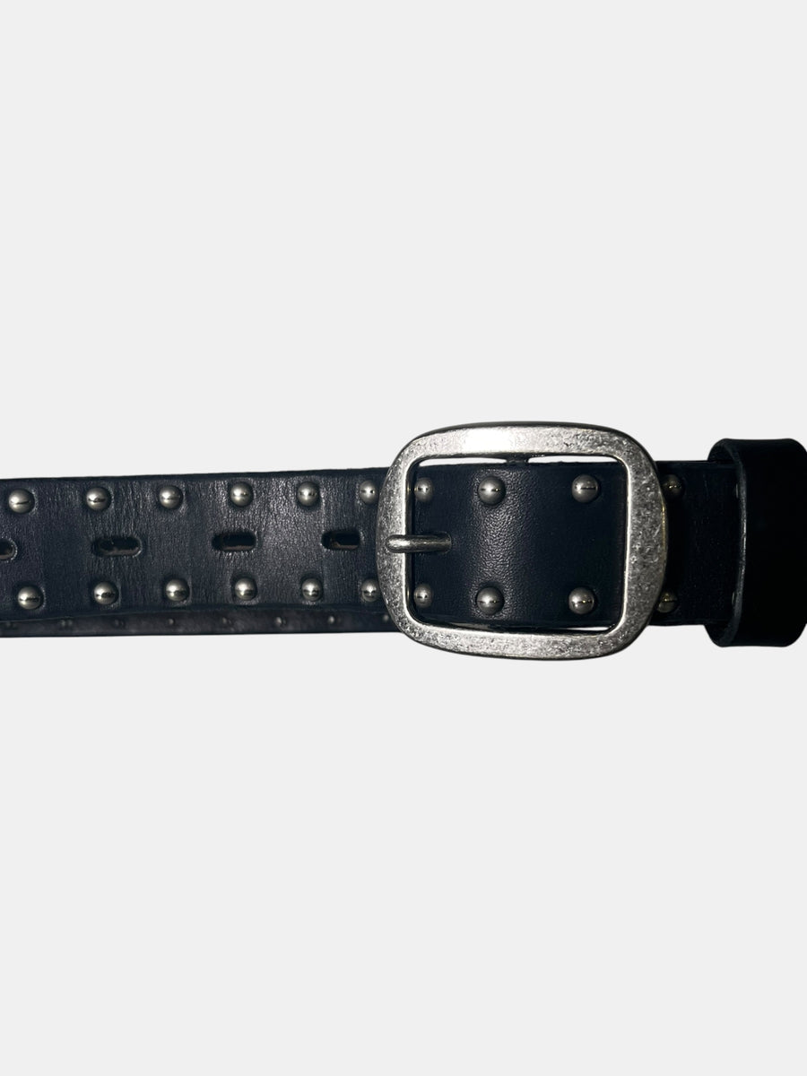 JOHN LAWRENCE SULLIVAN Studded Leather Belt