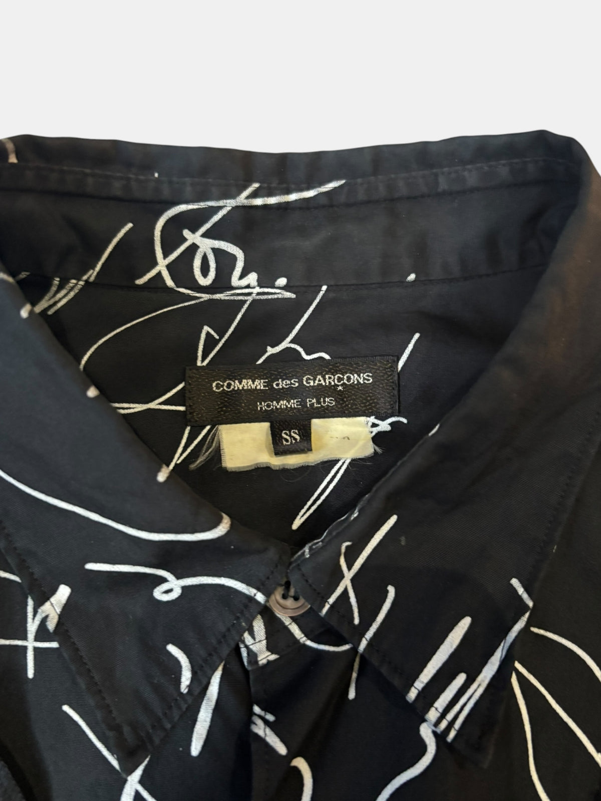 COMME des GARÇONS HOMME PLUS Scribble-Print Shirt