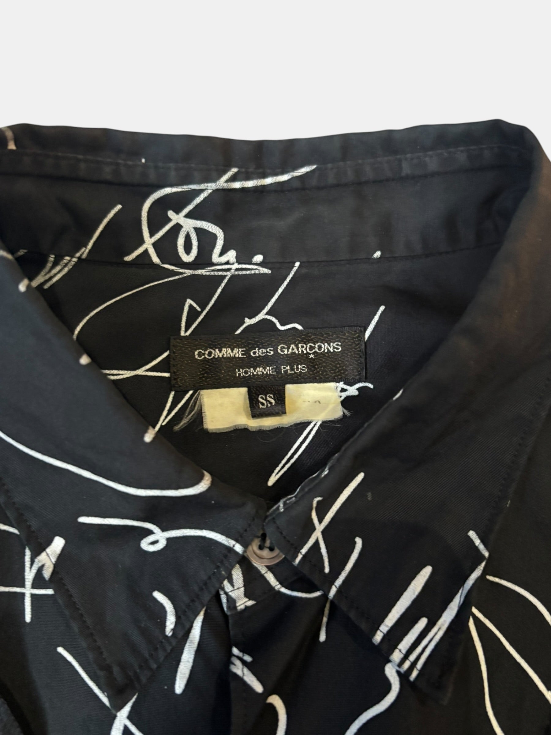 COMME des GARÇONS HOMME PLUS Scribble-Print Shirt