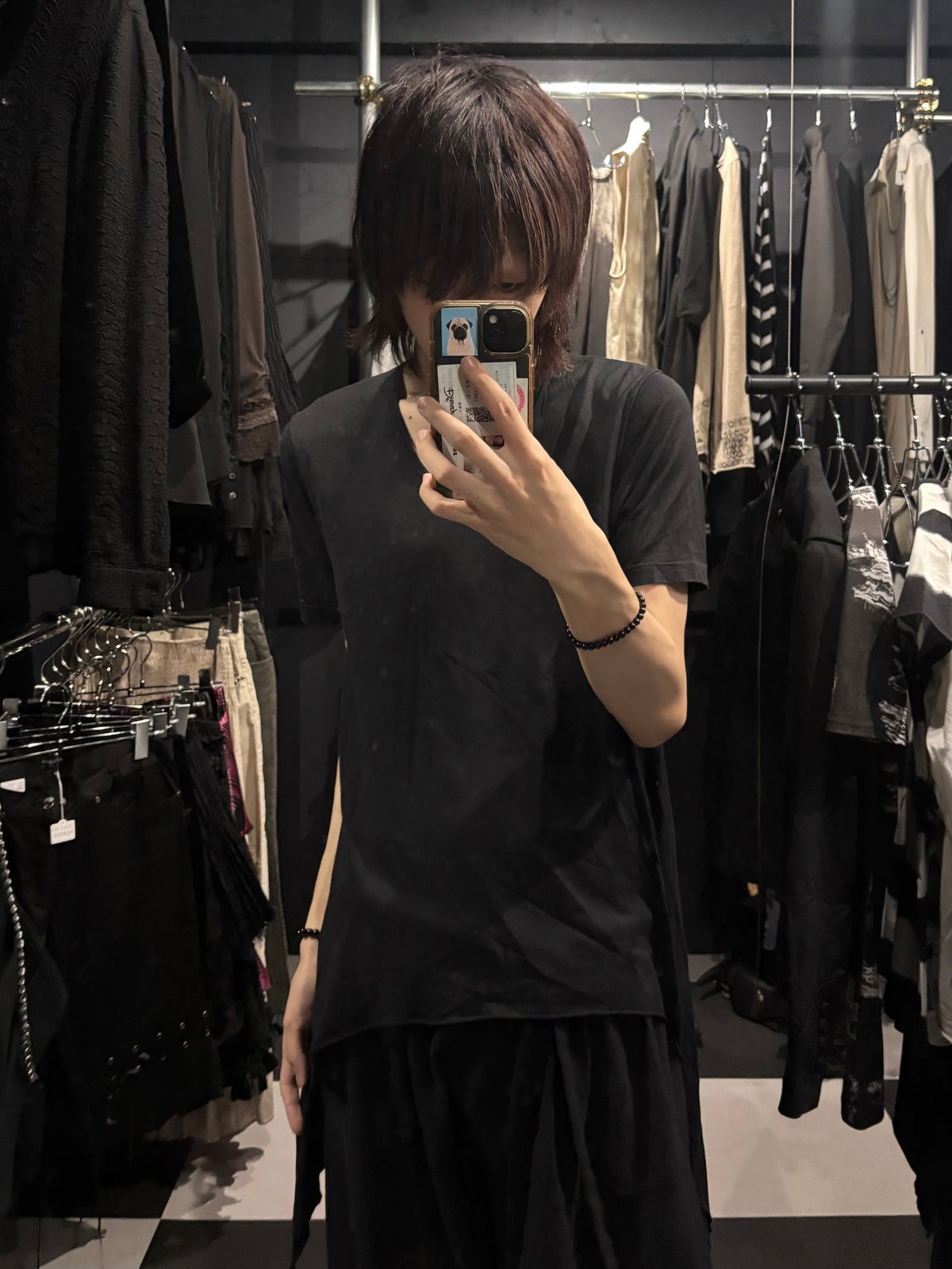Asymmetric Draped T-Shirt