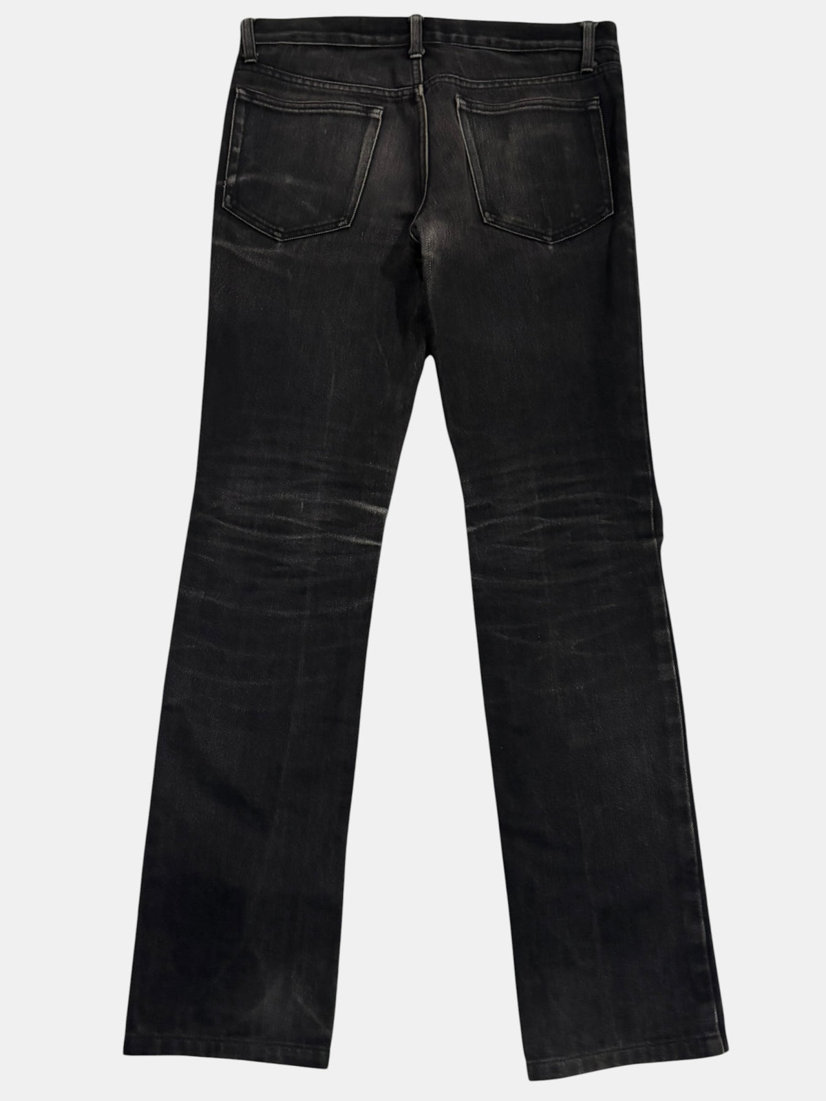 JOHN LAWRENCE SULLIVAN Distressed Black Denim Jeans