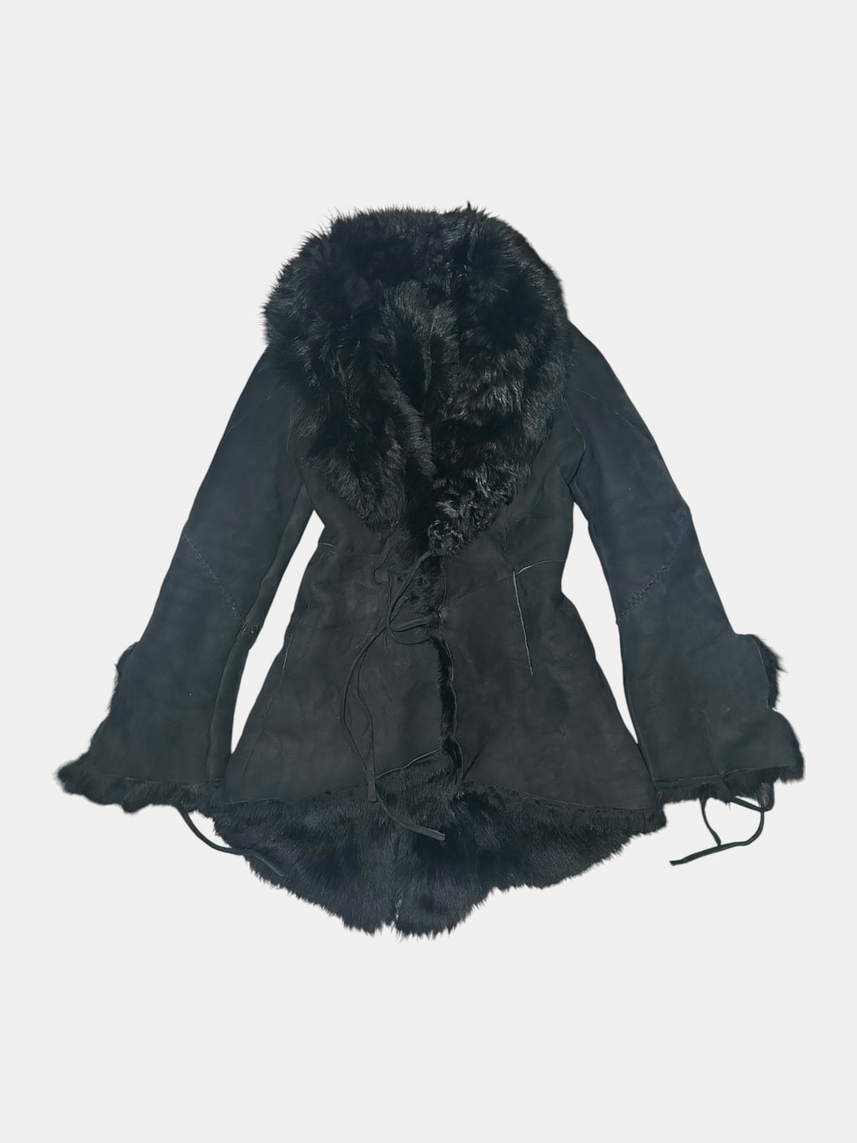Fur-Trimmed Coat