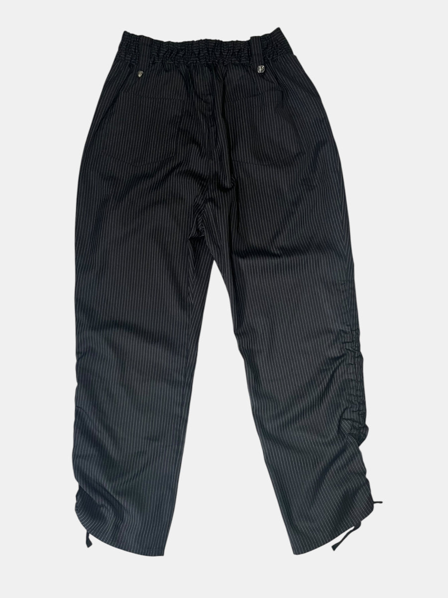 Pinstripe Gimmick Shaded Drawstring Pants
