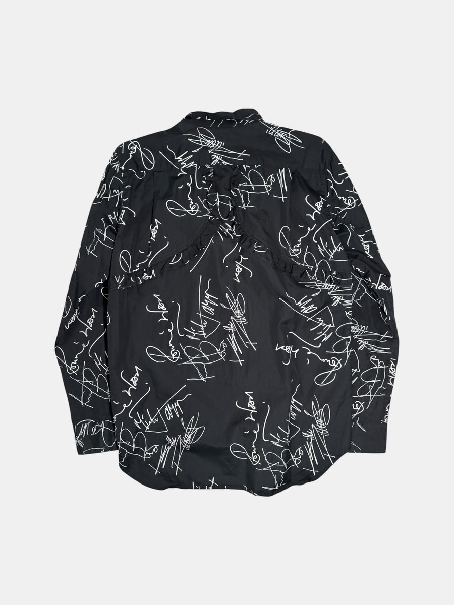 Scribble-Print Shirt