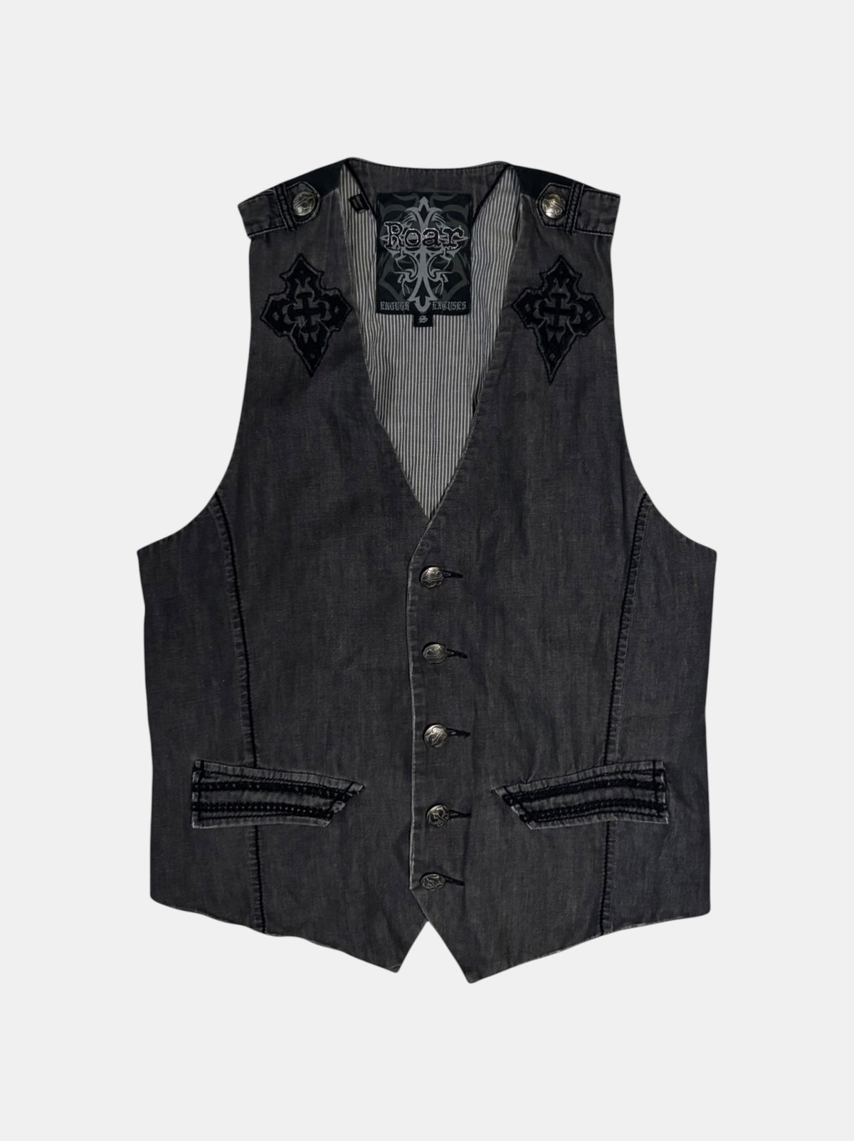 Cross-Motif Vest