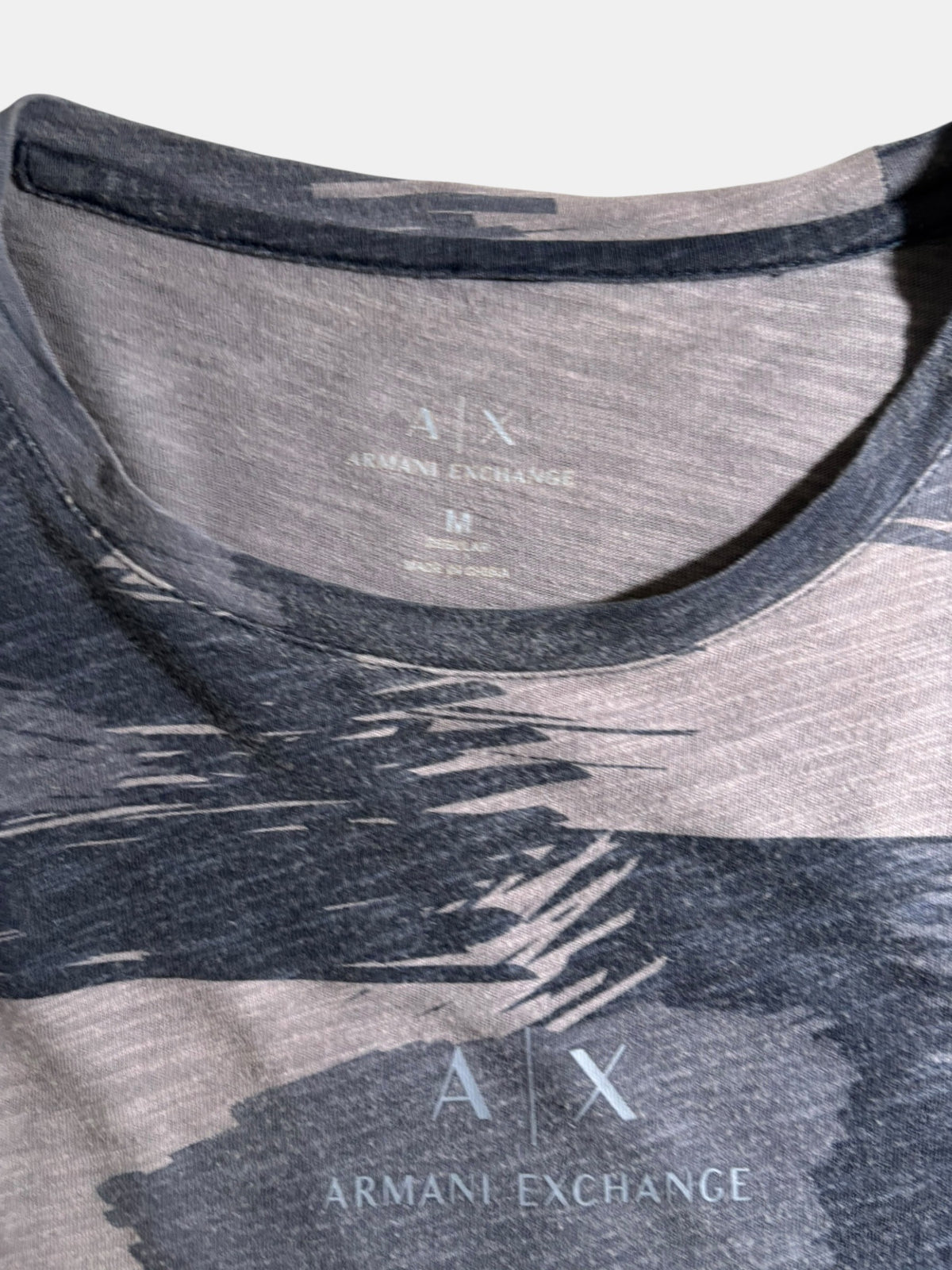 Brushstroke-Print T-Shirt