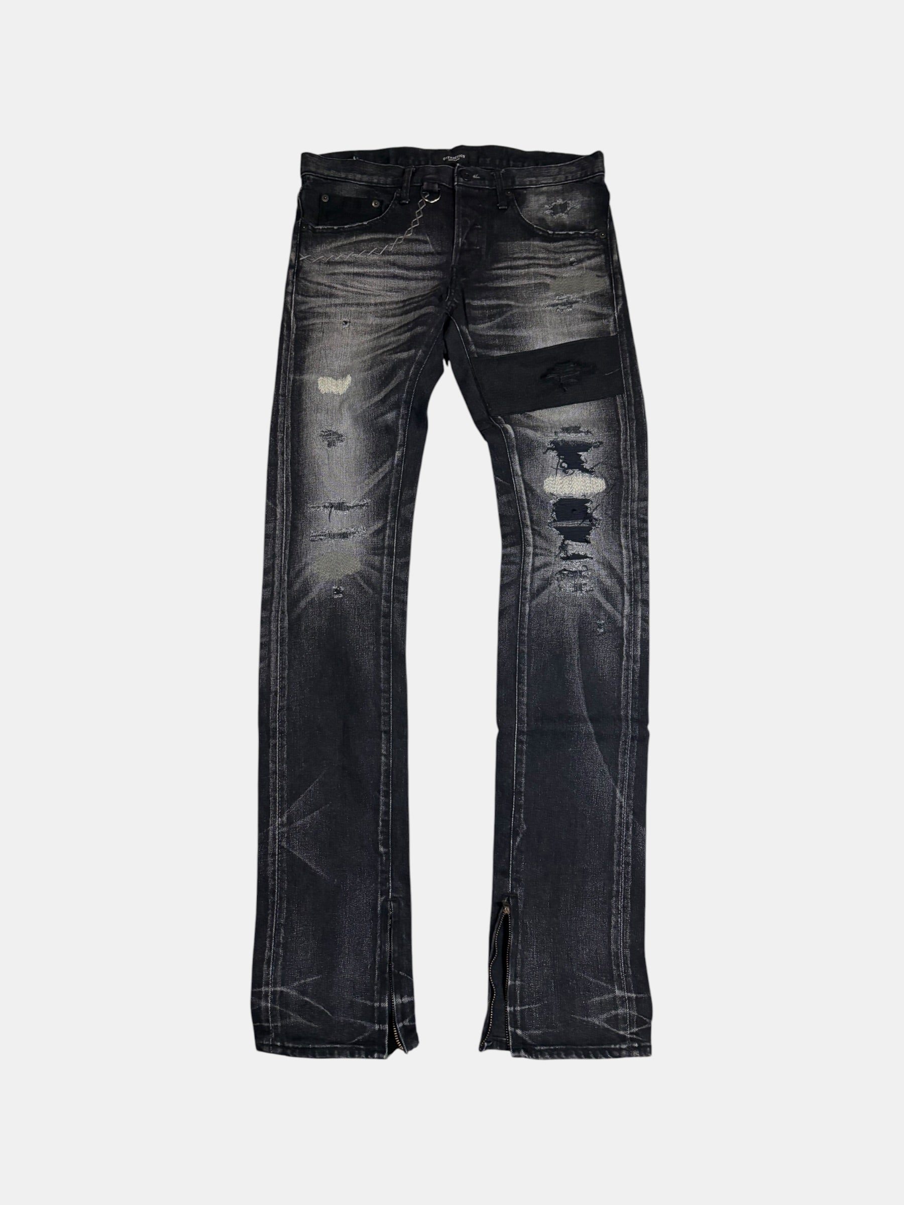 OVERDESIGN Distressed Skinny Jeans