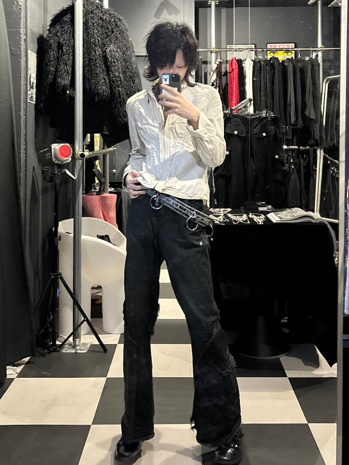 Tape-Trim Zip Jacket