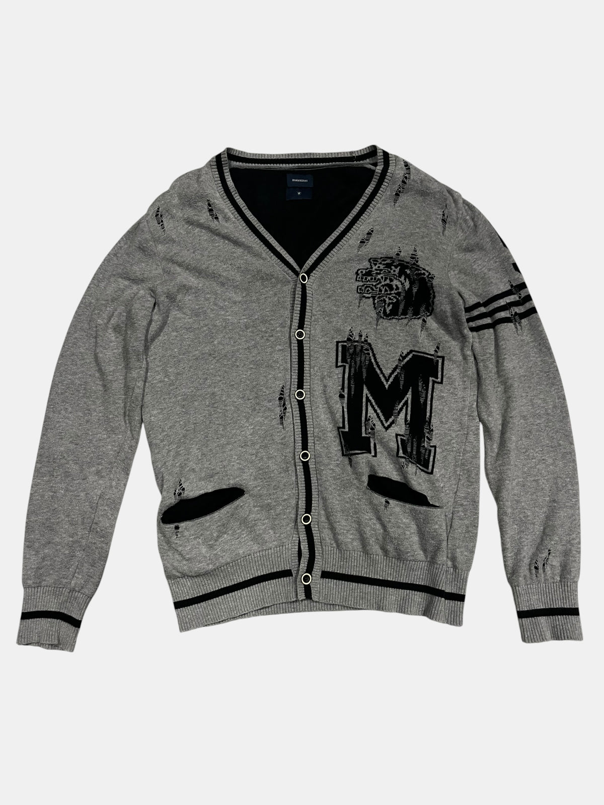 MIHARA YASUHIRO Distressed Cardigan