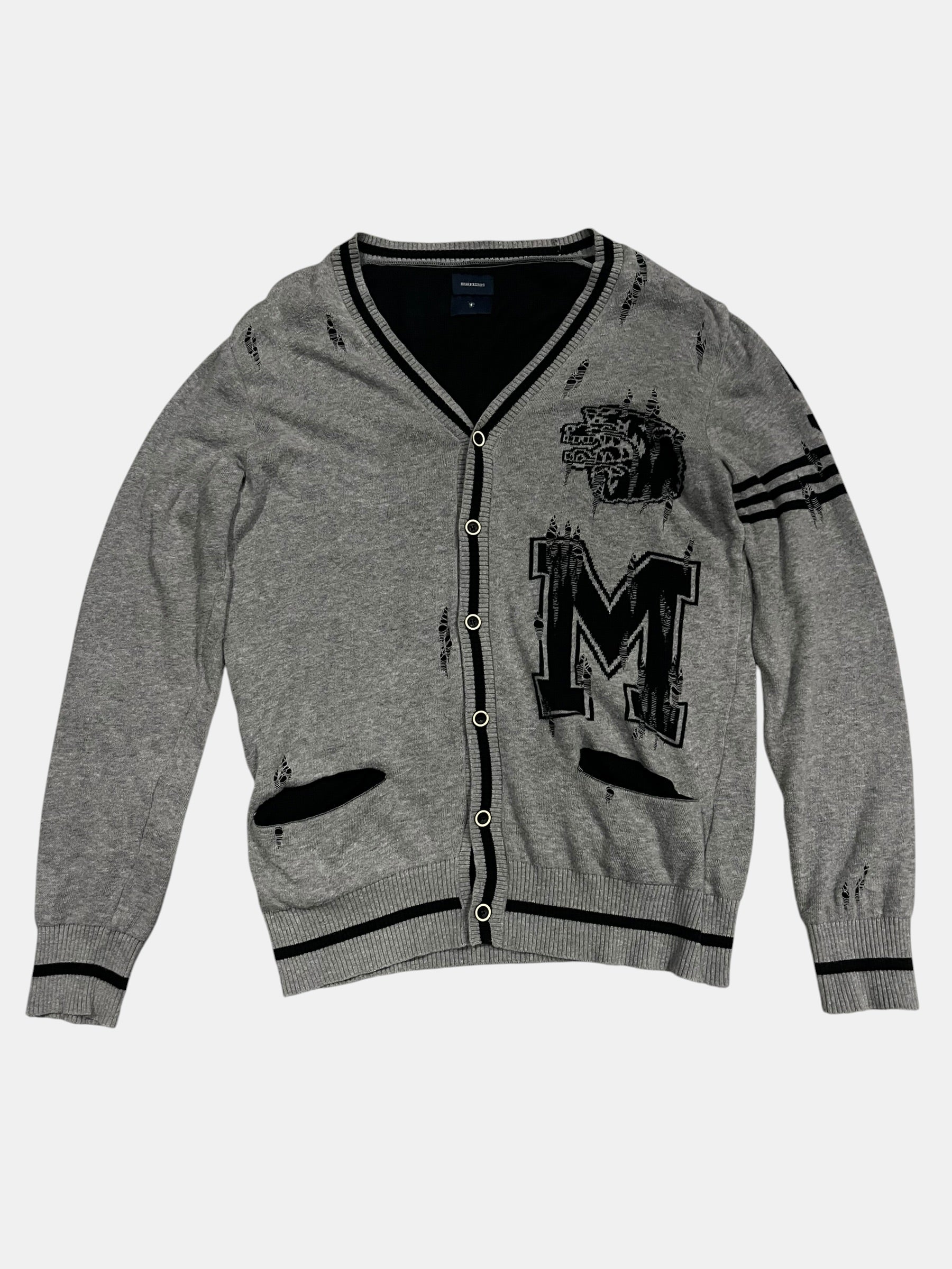 MIHARA YASUHIRO Distressed Cardigan