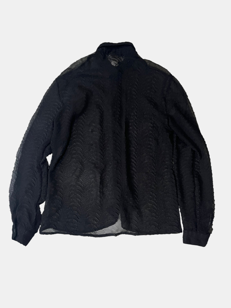 Textured Sheer Blouse