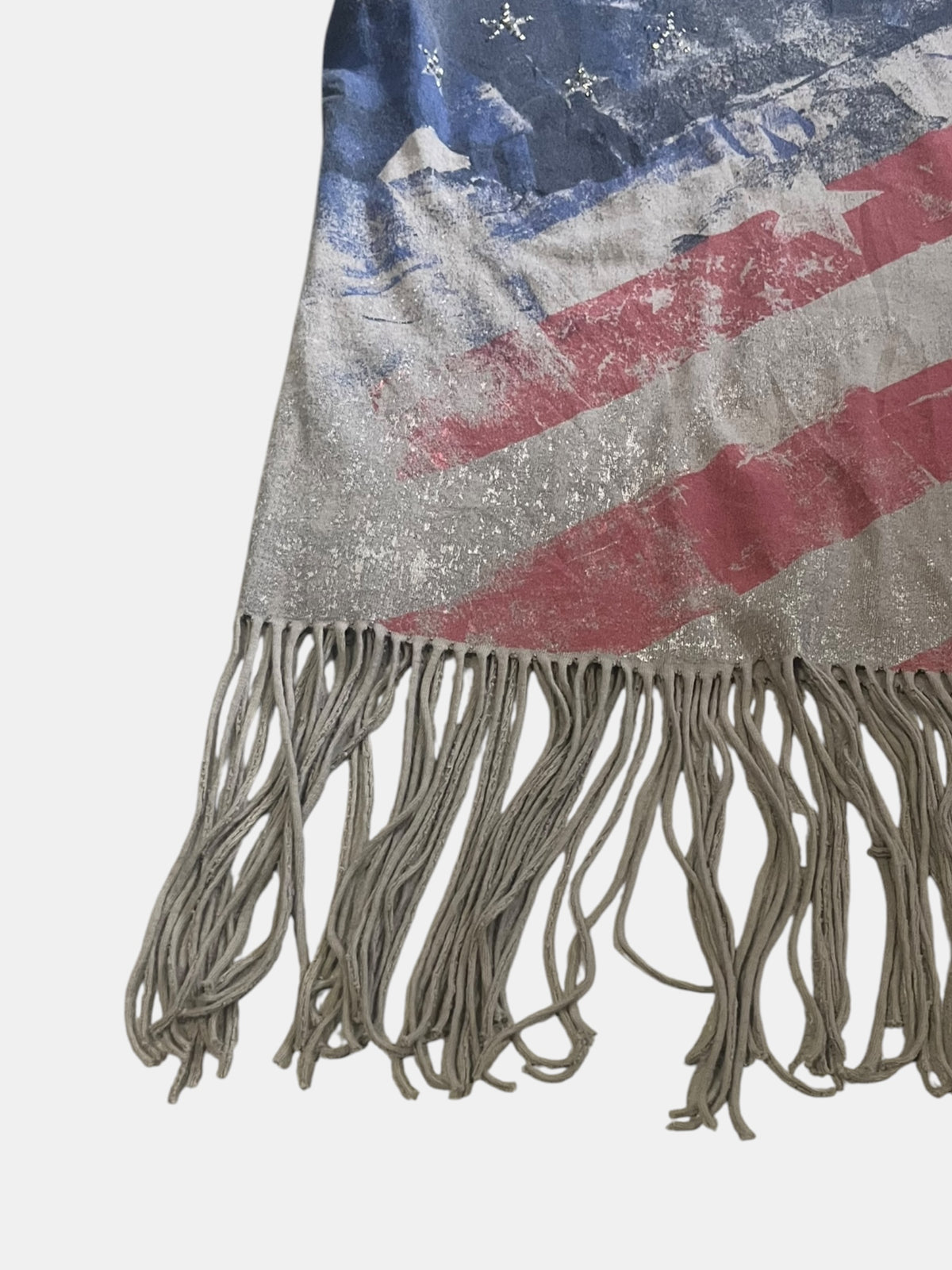 Americana Flag Fringe Tee