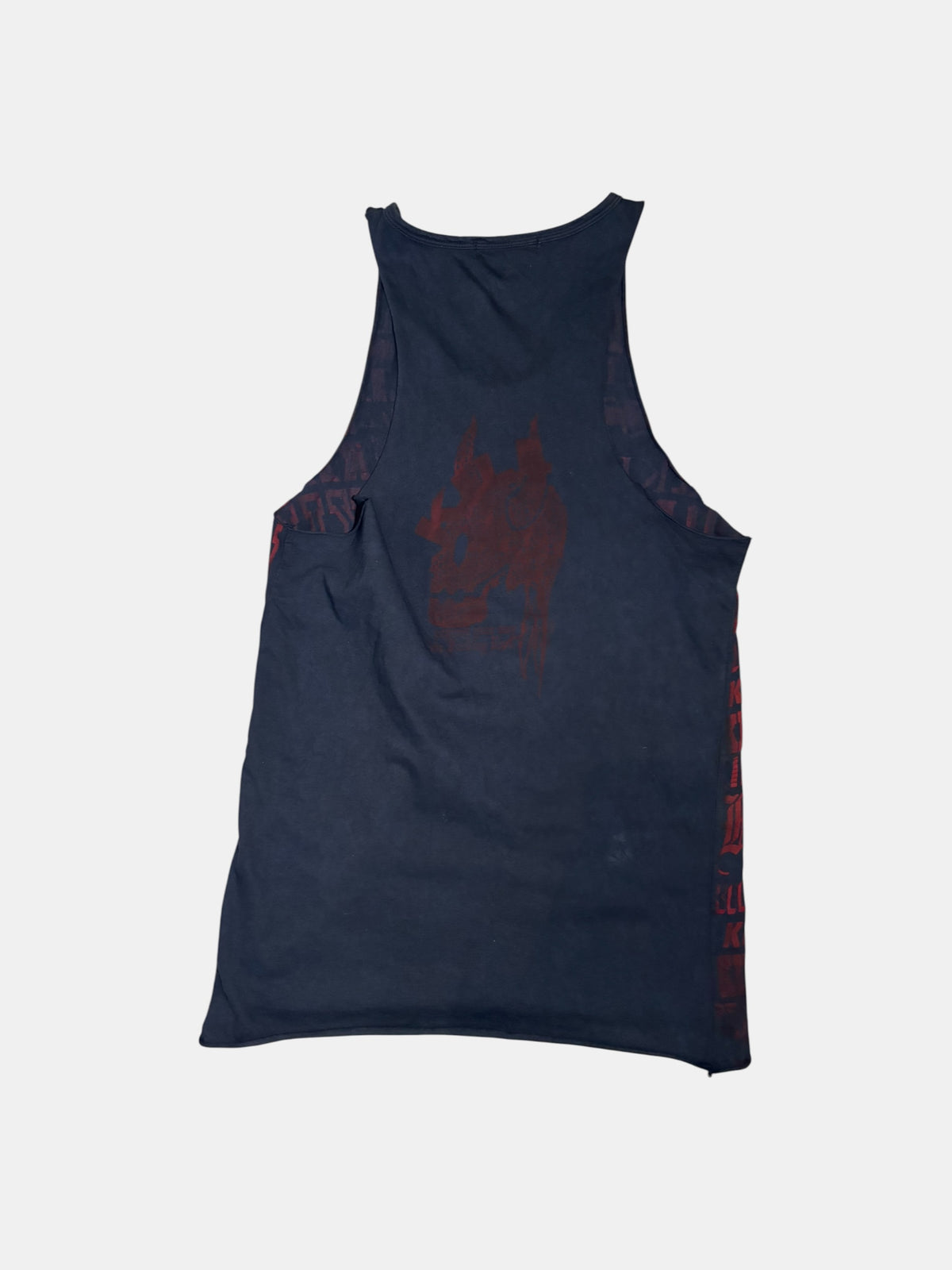 Allover Typography Tank Top