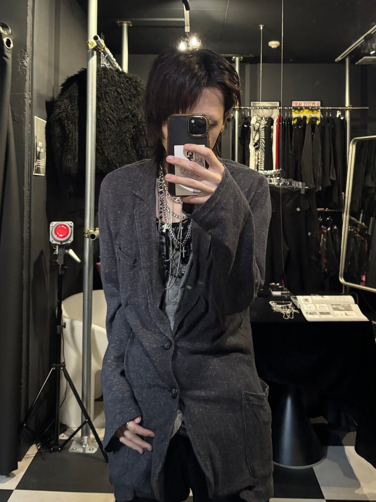 Heathered Jersey Blazer