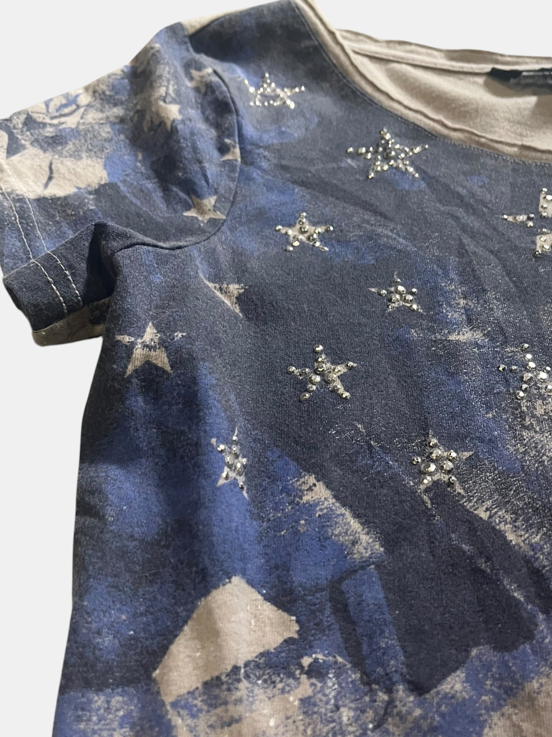 Americana Flag Fringe Tee