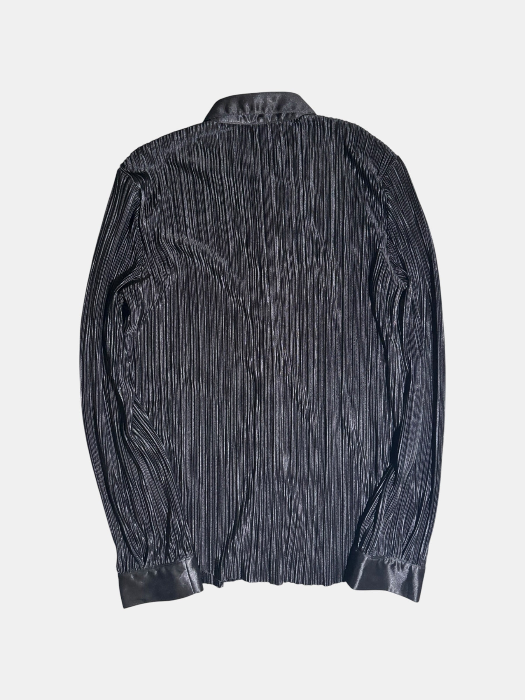 Crinkle-Pleated Shirt