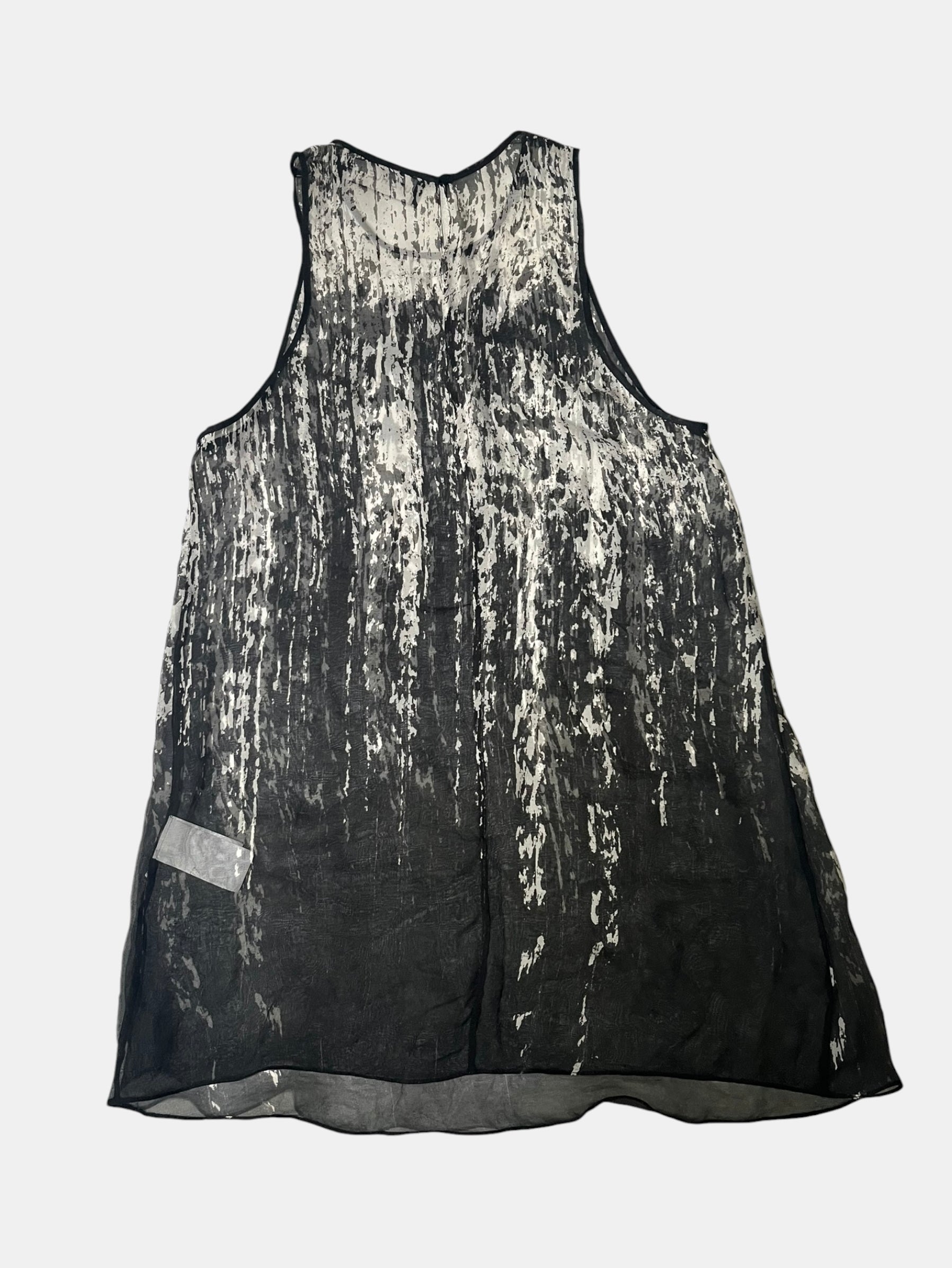 Lutz Huelle Sheer Sleeveless Top