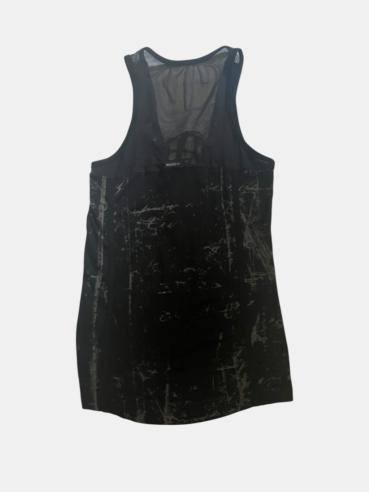 Gothic Angel Wing Lace-Up Tank Top