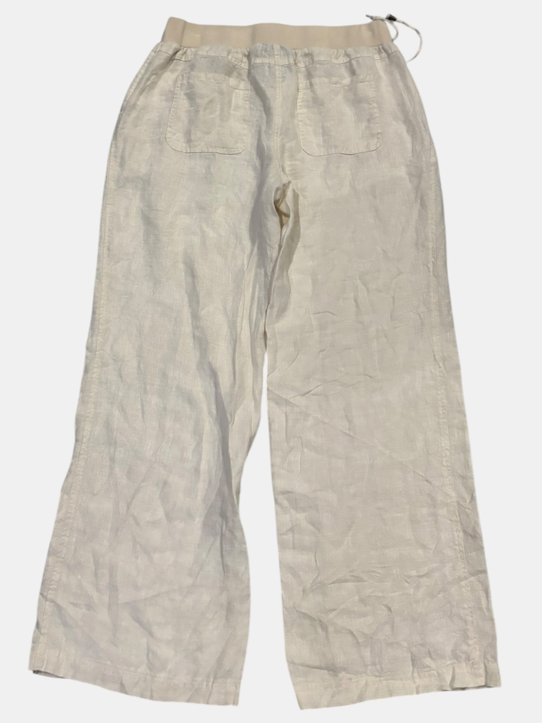 Linen Wide Leg Drawstring Pants