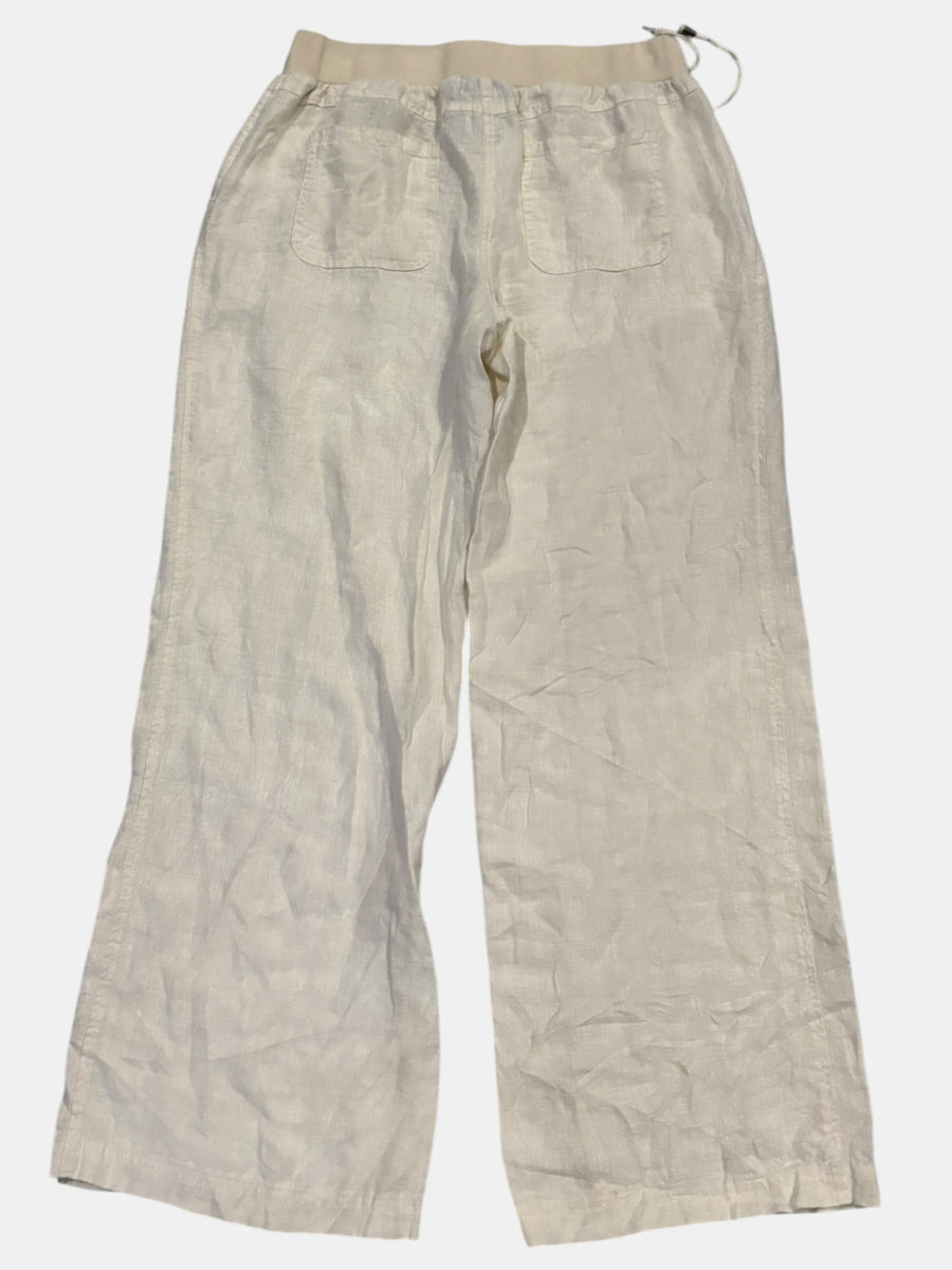 Linen Wide Leg Drawstring Pants