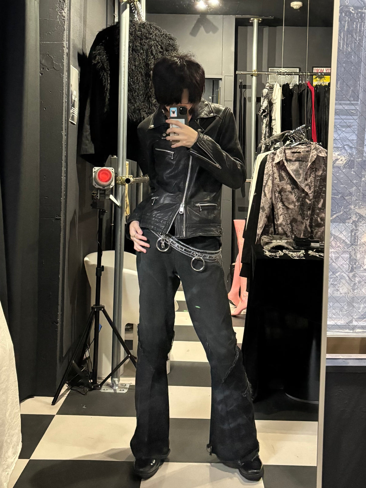 Leather Double Rider Jacket