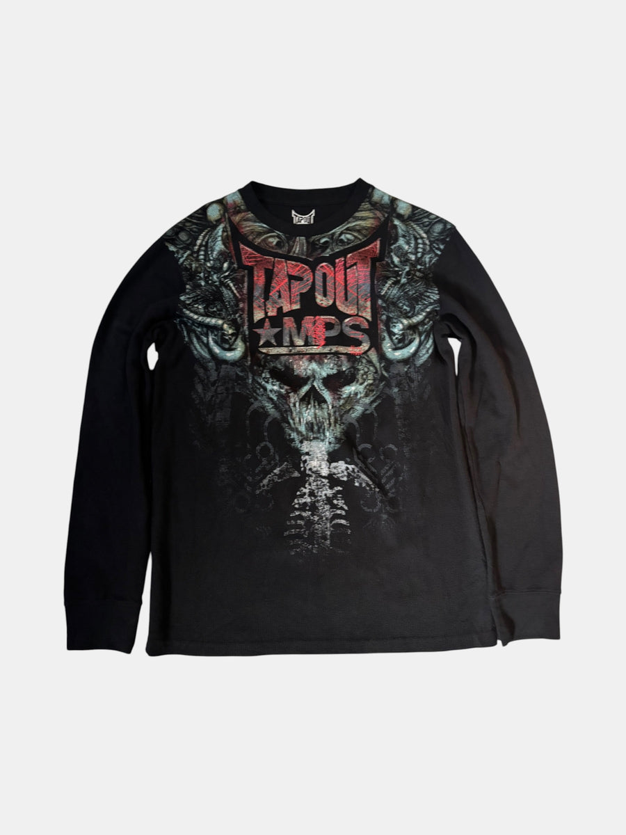 Tapout Skull-Print Thermal Long Sleeve