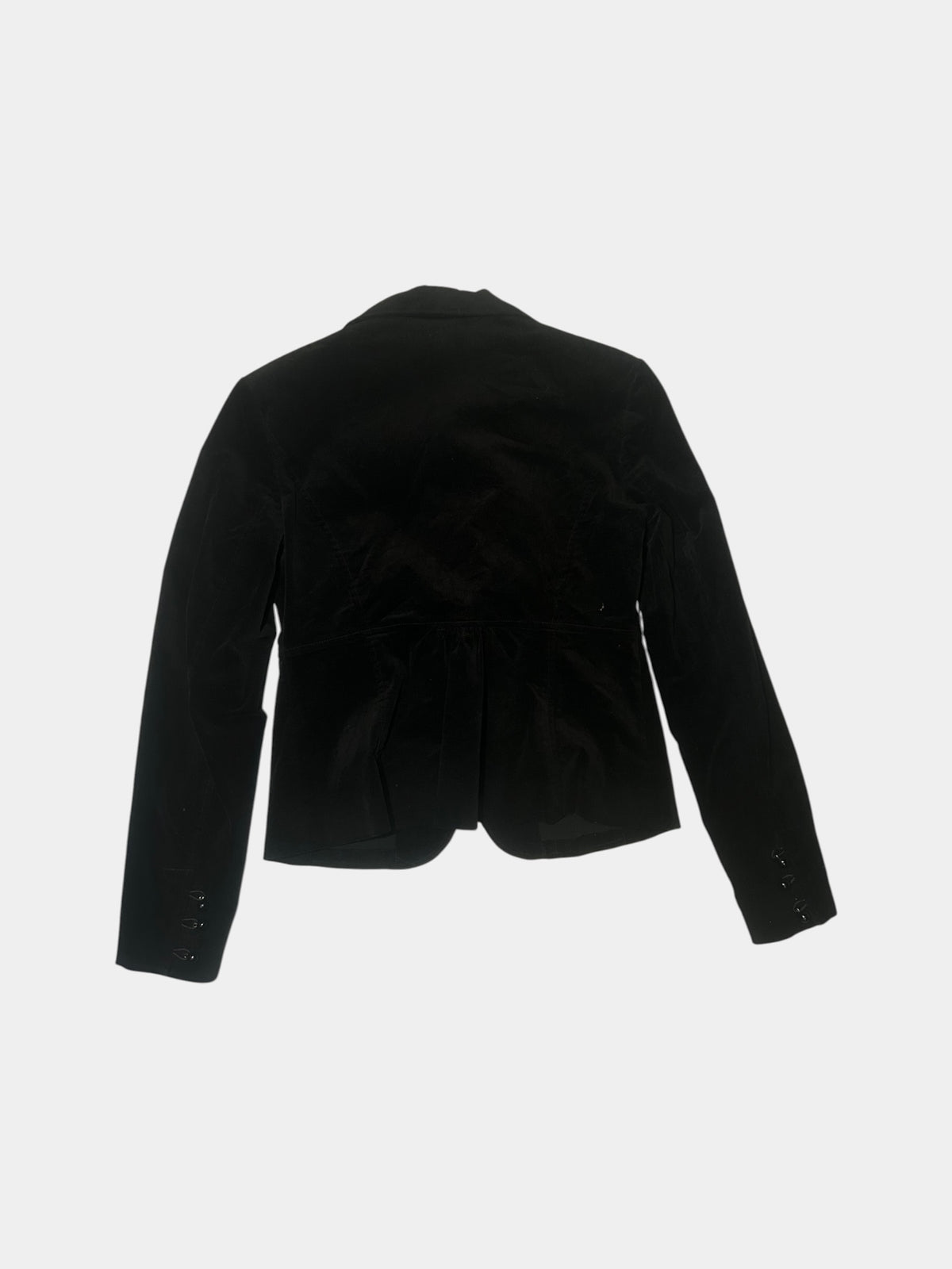Velvet Peplum Jacket