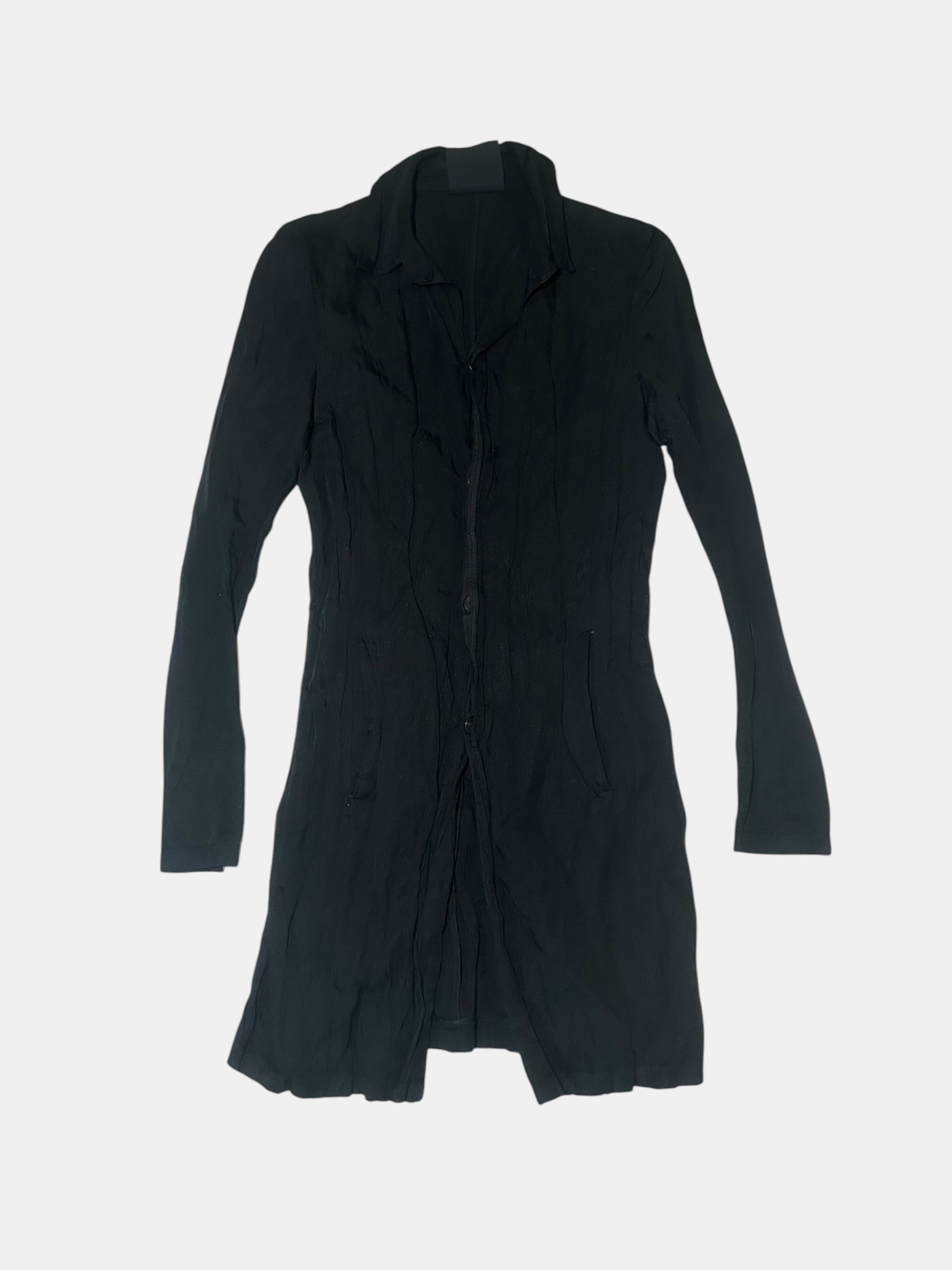 Crinkle Long Coat