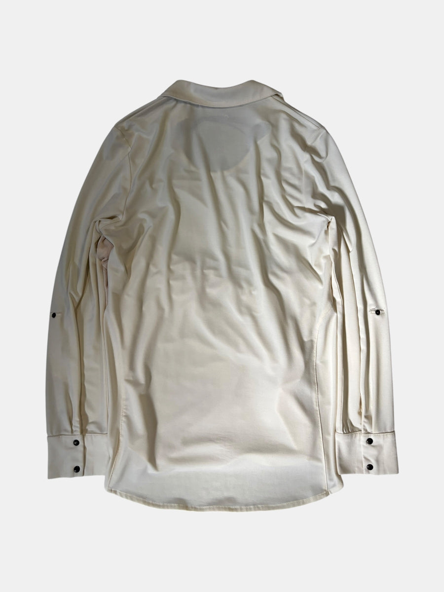 Rozen Kavalier Draped Cowl-Neck Top