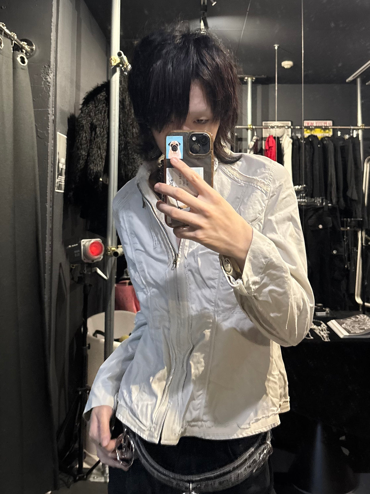 Tape-Trim Zip Jacket