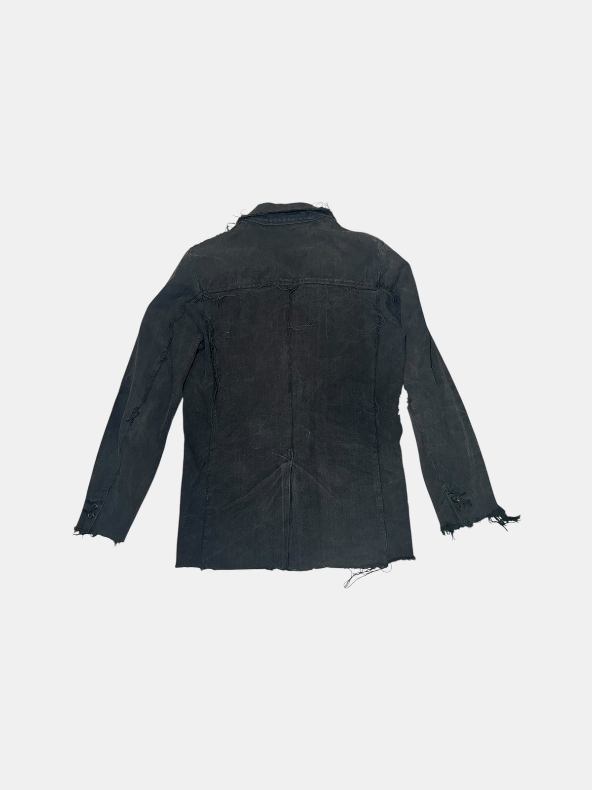 Raw-Edge Tailored Jacket