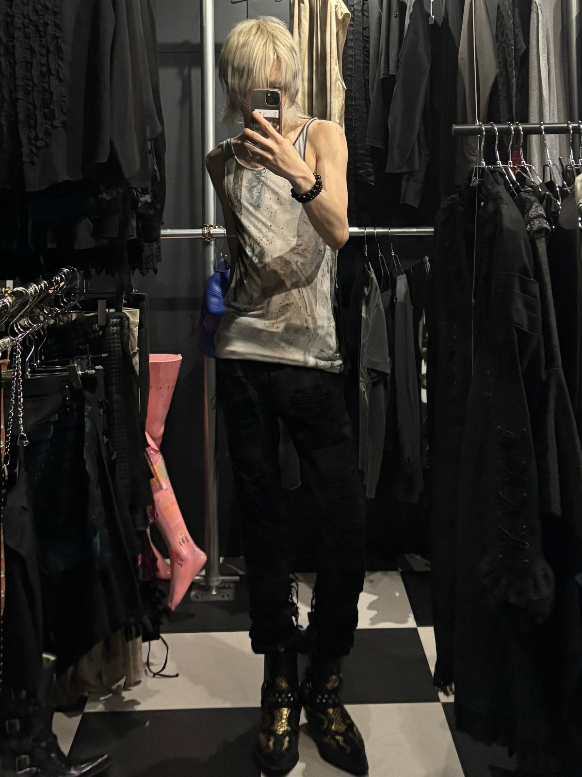 HELMUT LANG Print Tank Top