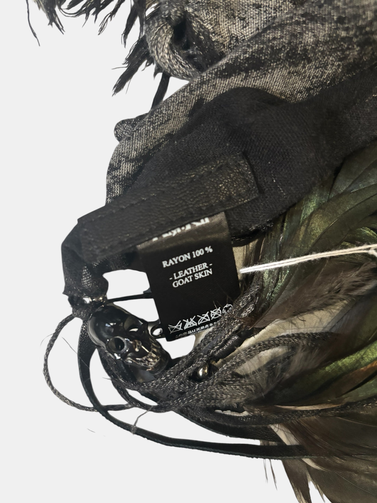 KMRii Feather Fringe Stole