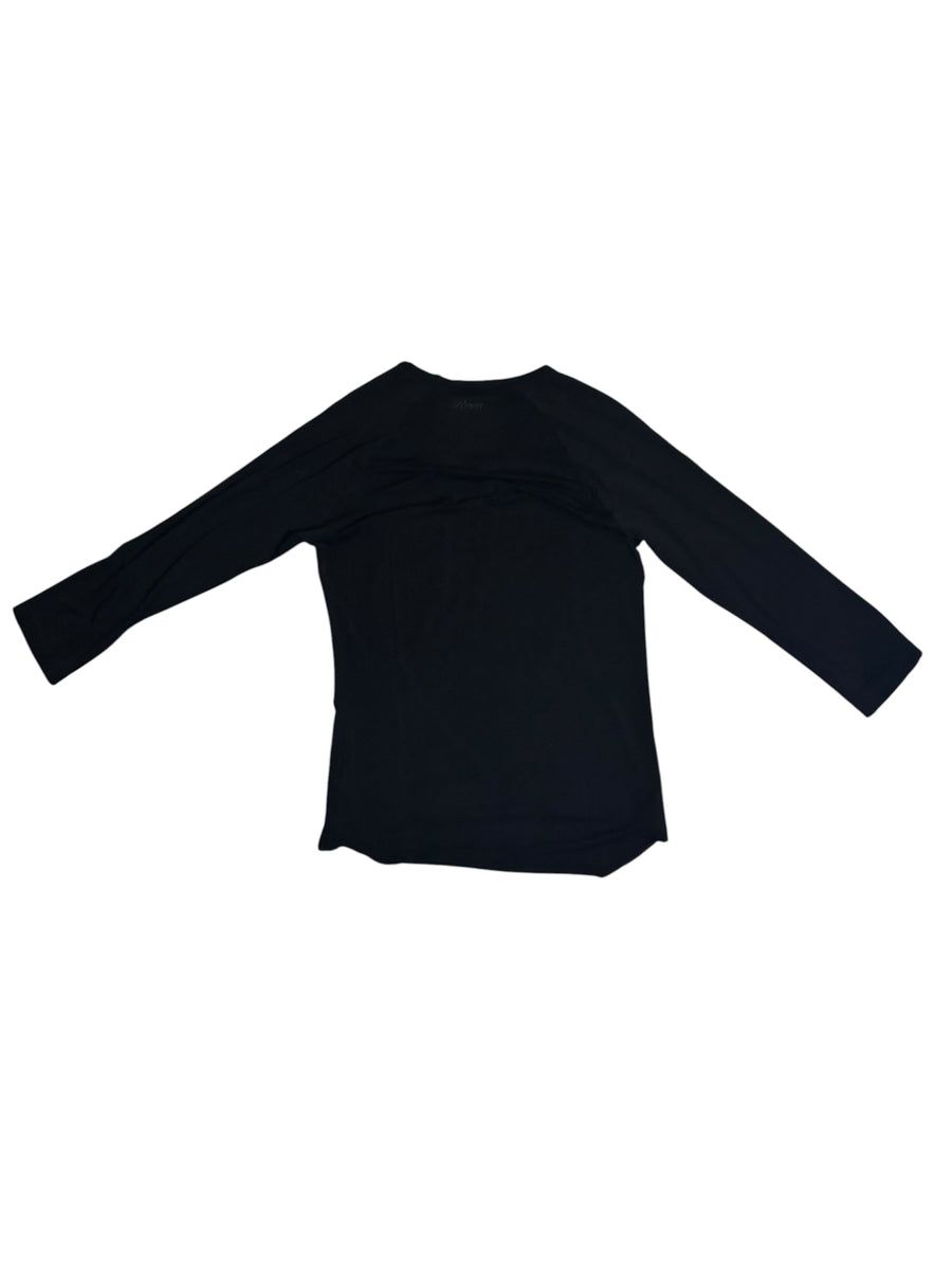 Roen Rhinestone Skull Long-Sleeve T-Shirt