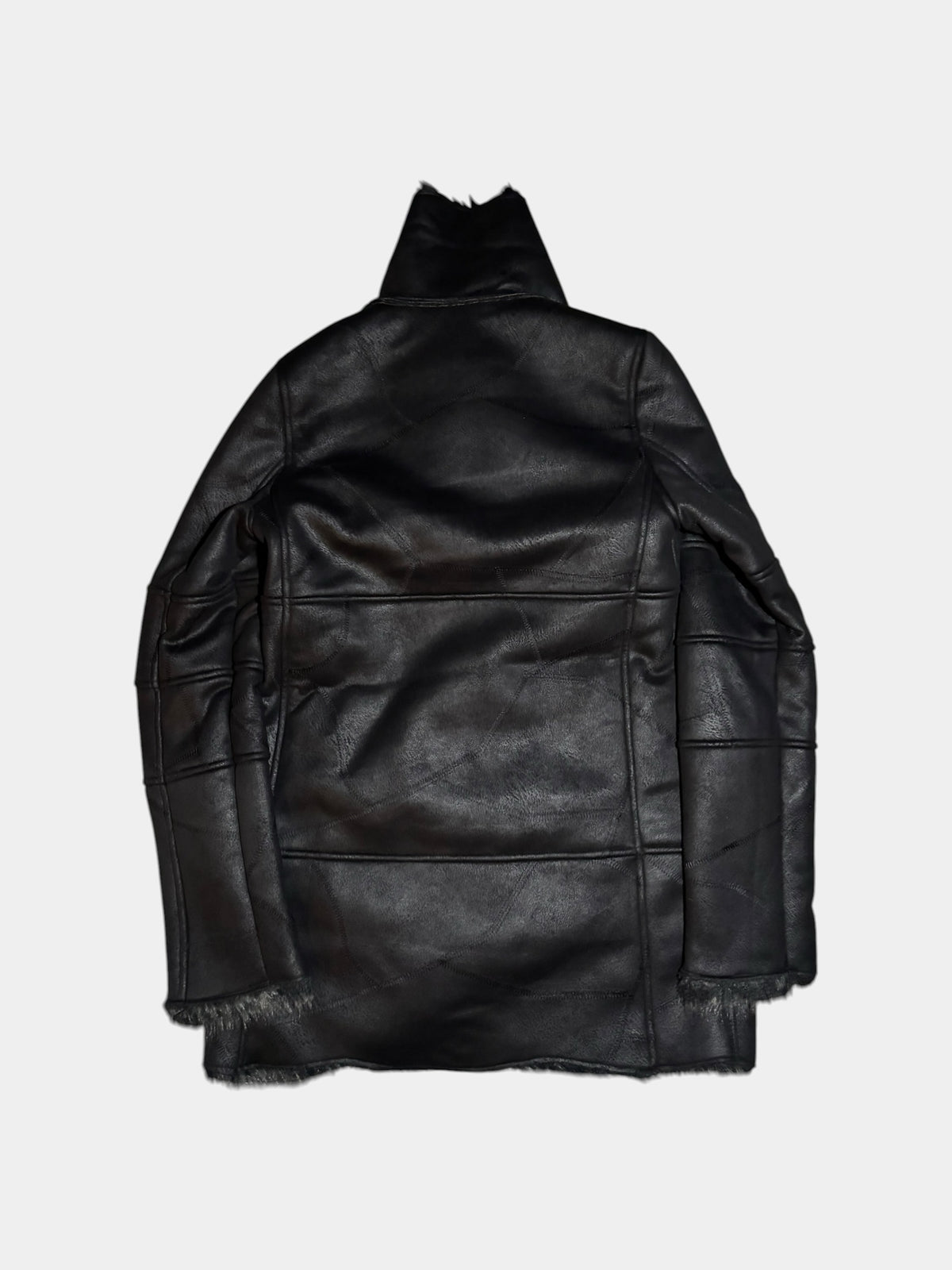 Fur-Collar Rider Coat