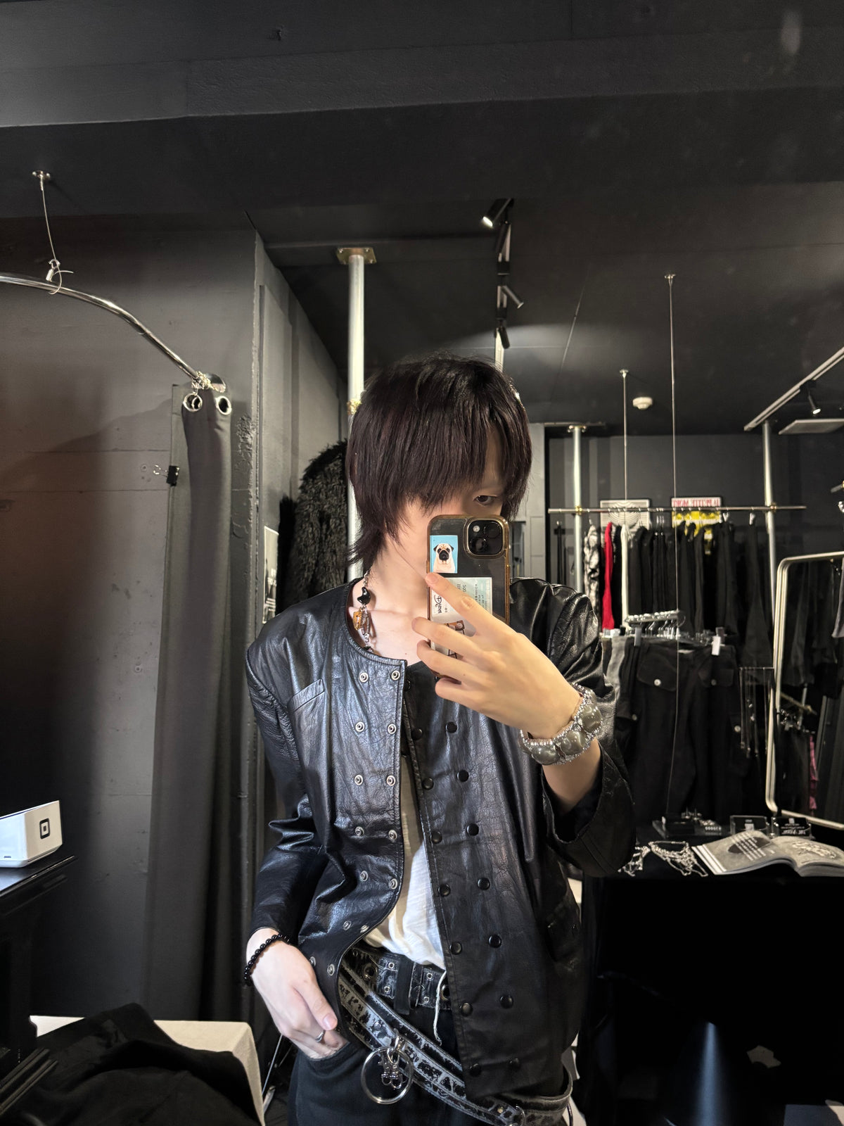 Stud-Front Jacket