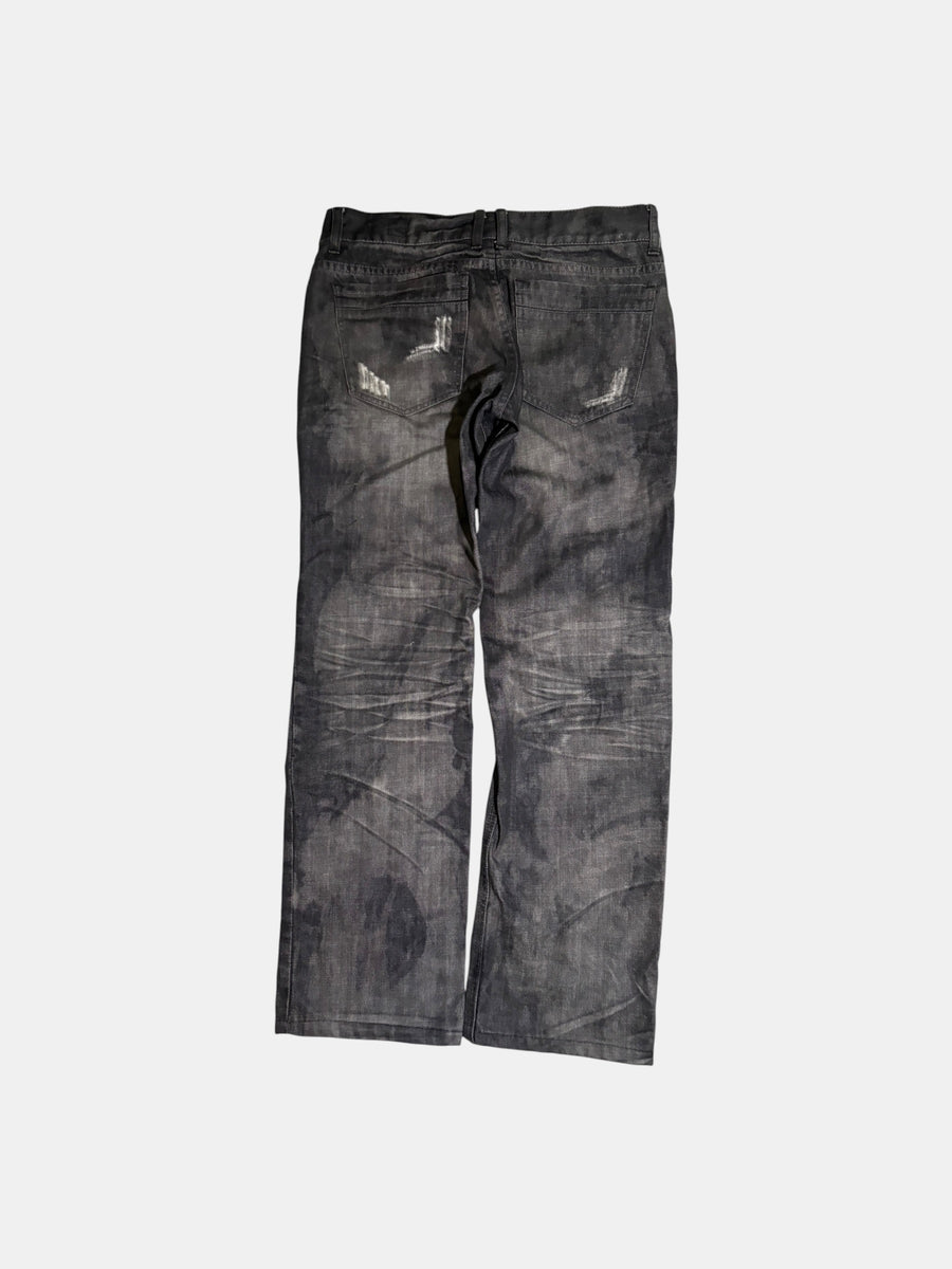 Bleach-Wash Jeans