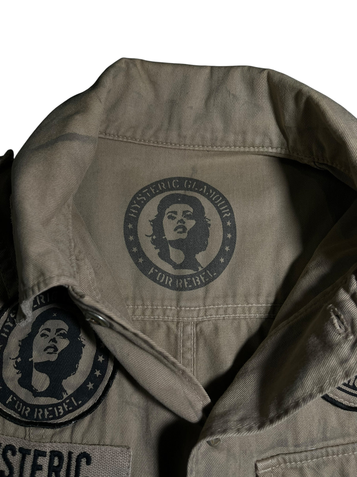 HYSTERIC GLAMOUR Military Short-Sleeve Shirt