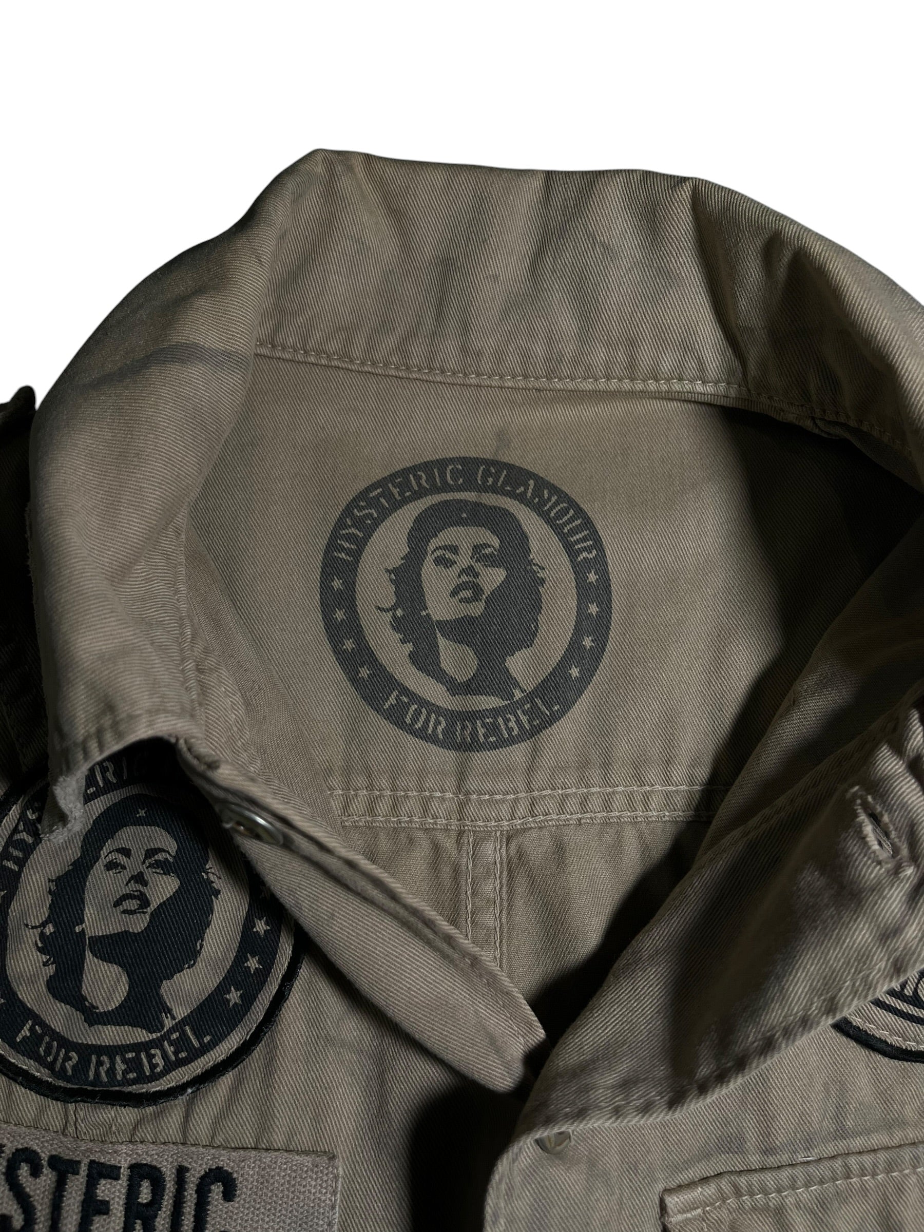 HYSTERIC GLAMOUR Military Short-Sleeve Shirt