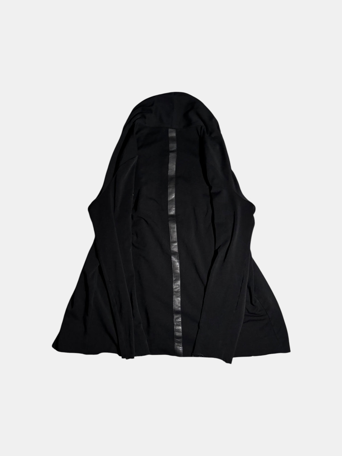 Drape-Collar Cardigan