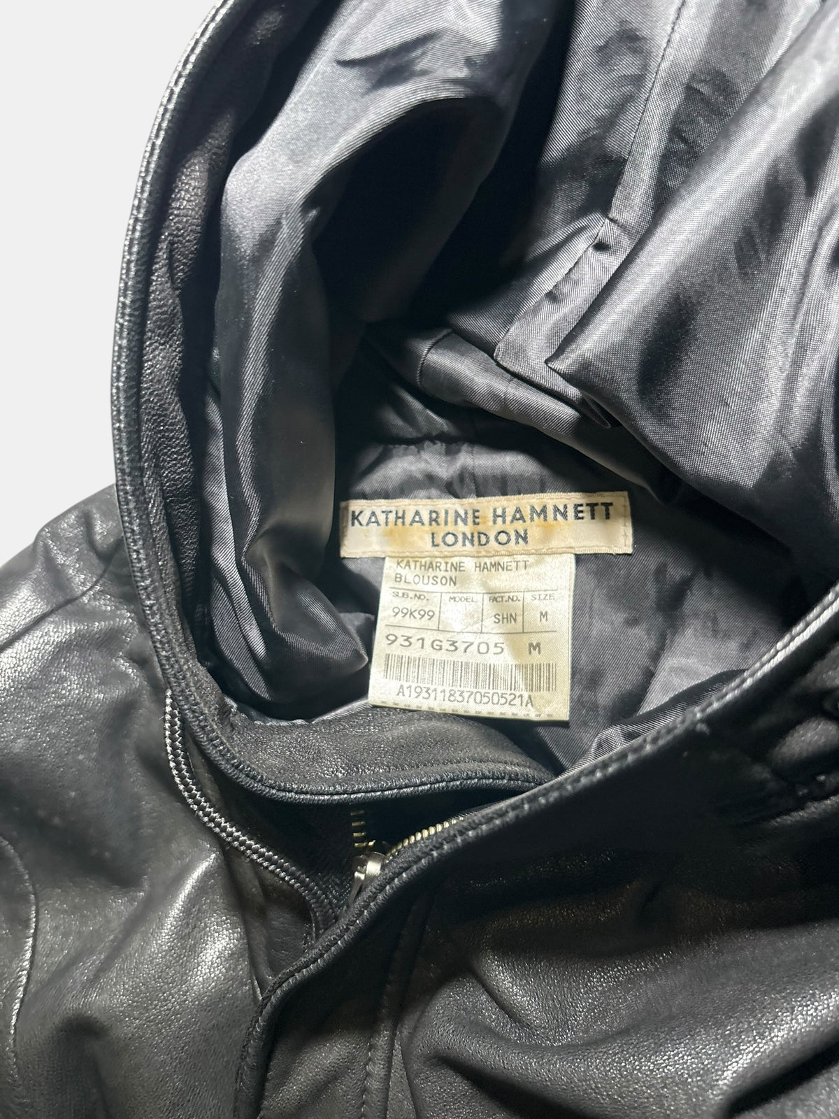 Hooded Leather Jacket