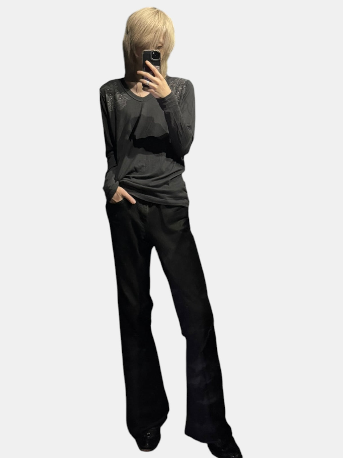 Harley-Davidson Embellished Long-Sleeve Tee