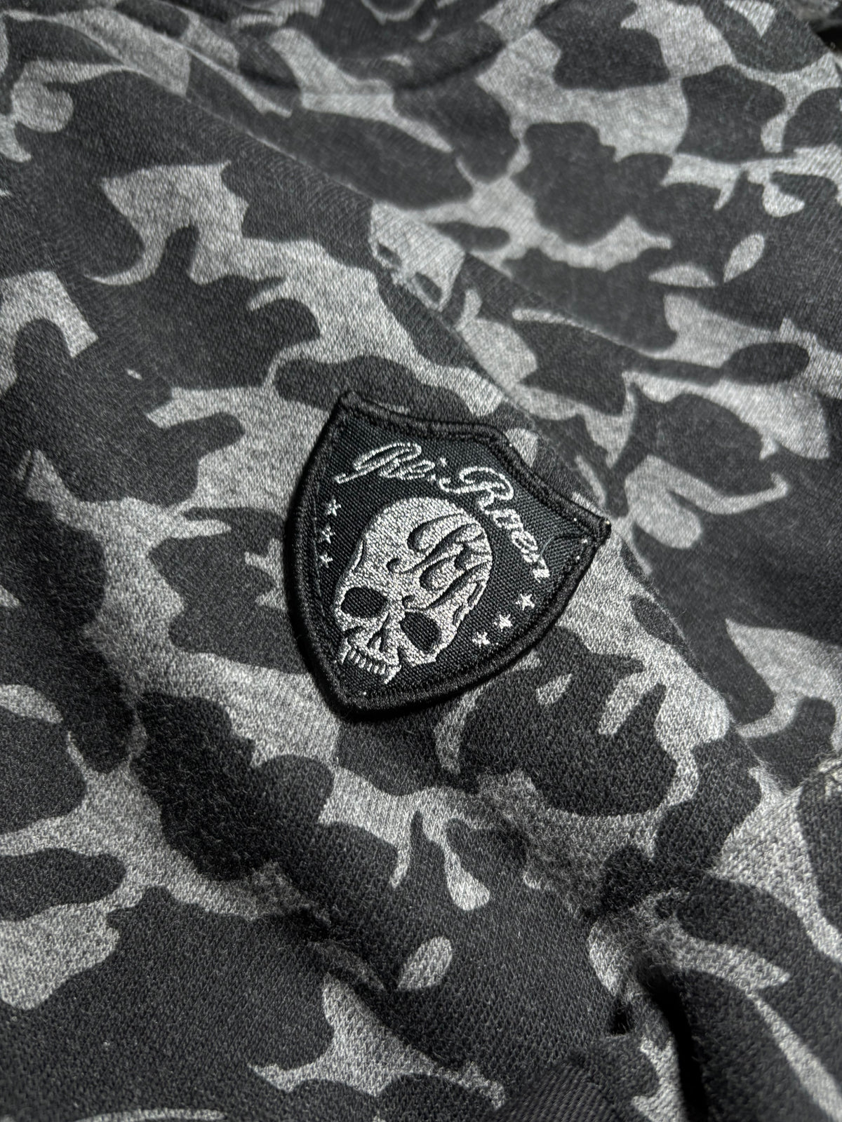 Skull Camo Zip Hoodie