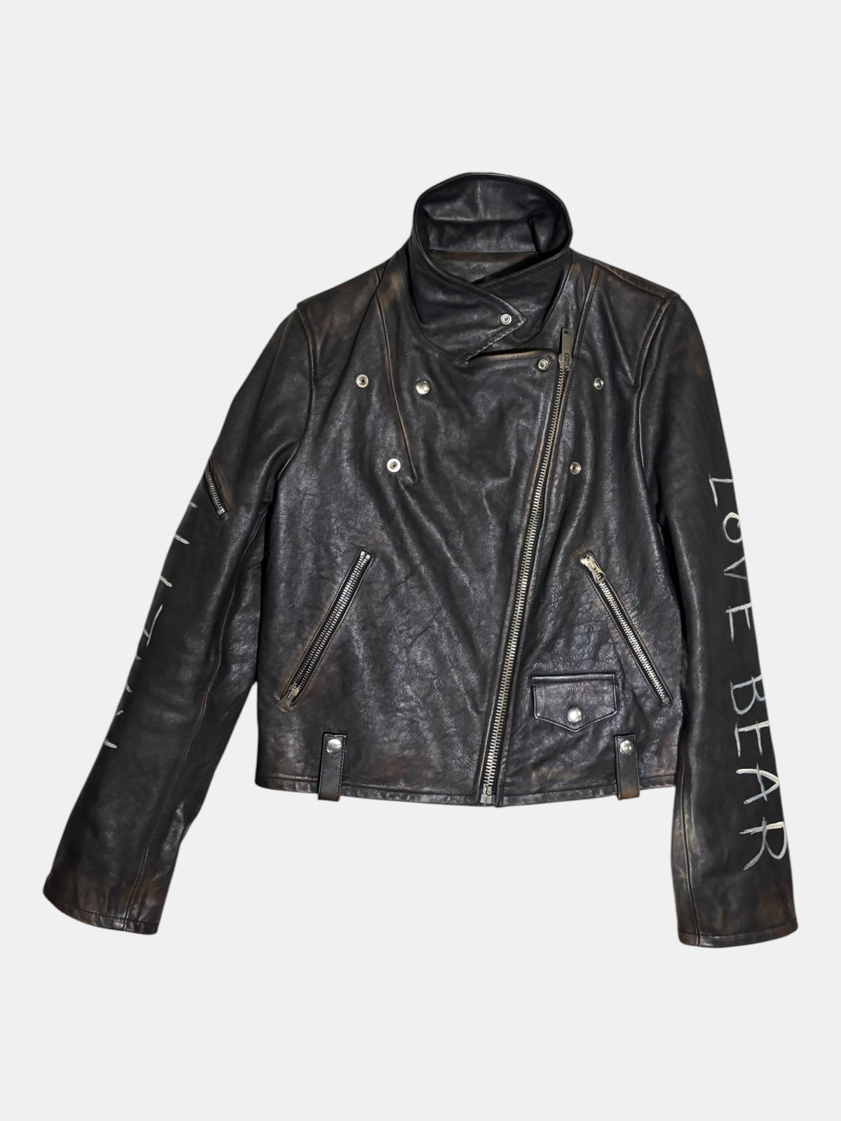 Golden Goose Leather Rider Jacket