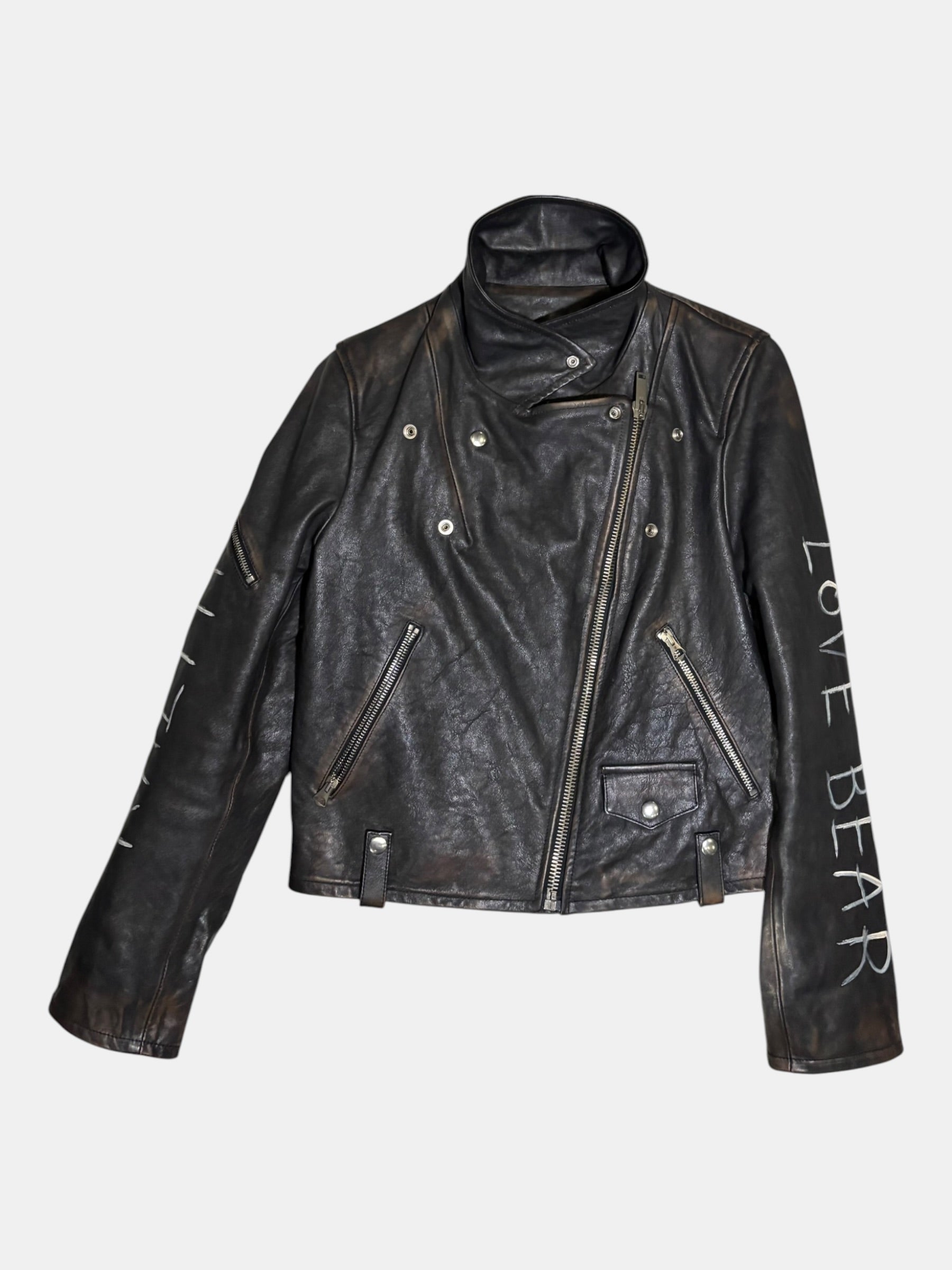 Golden Goose Leather Rider Jacket