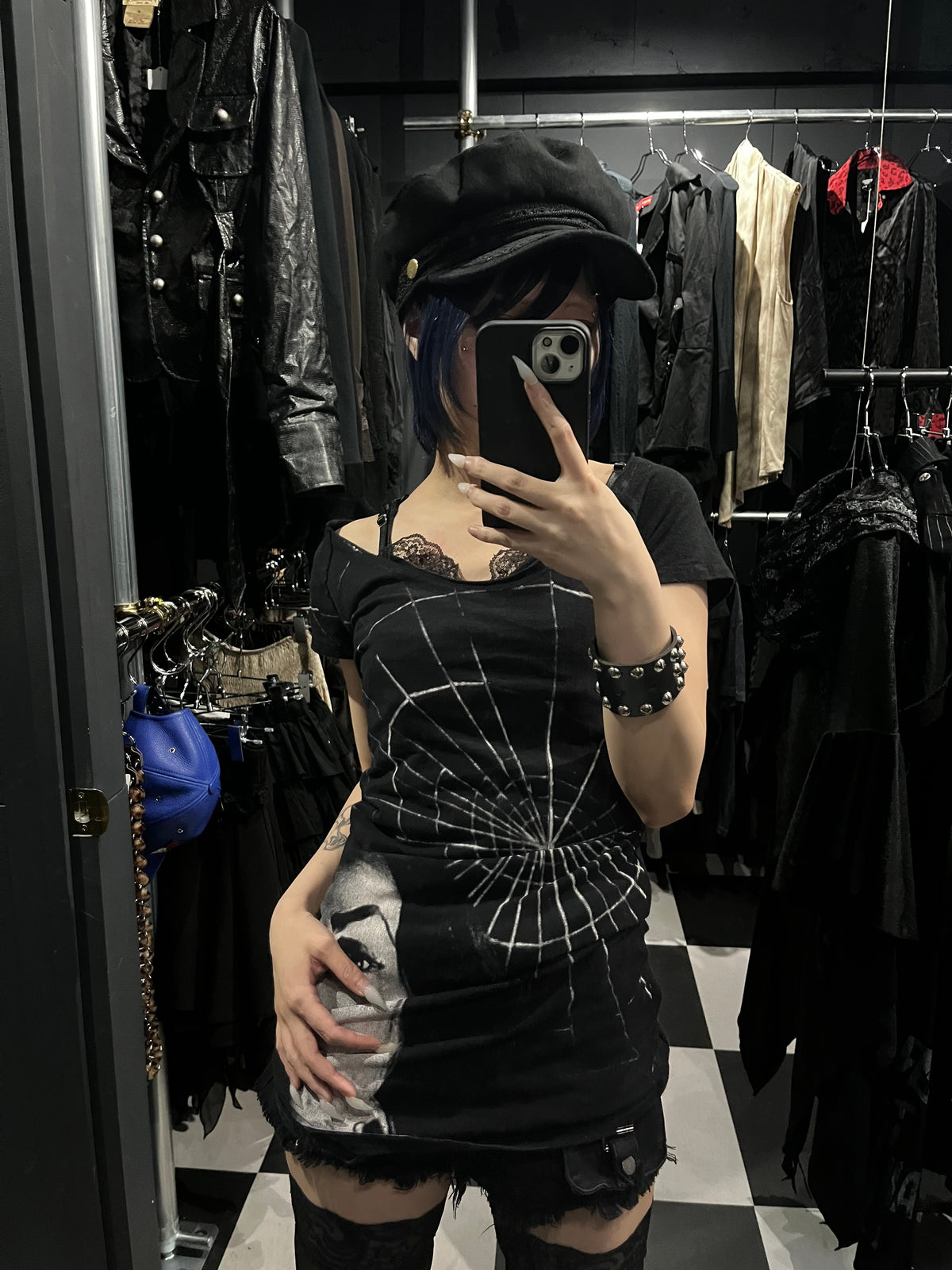 Kreepsville 666 Vampira Spider Web Dress