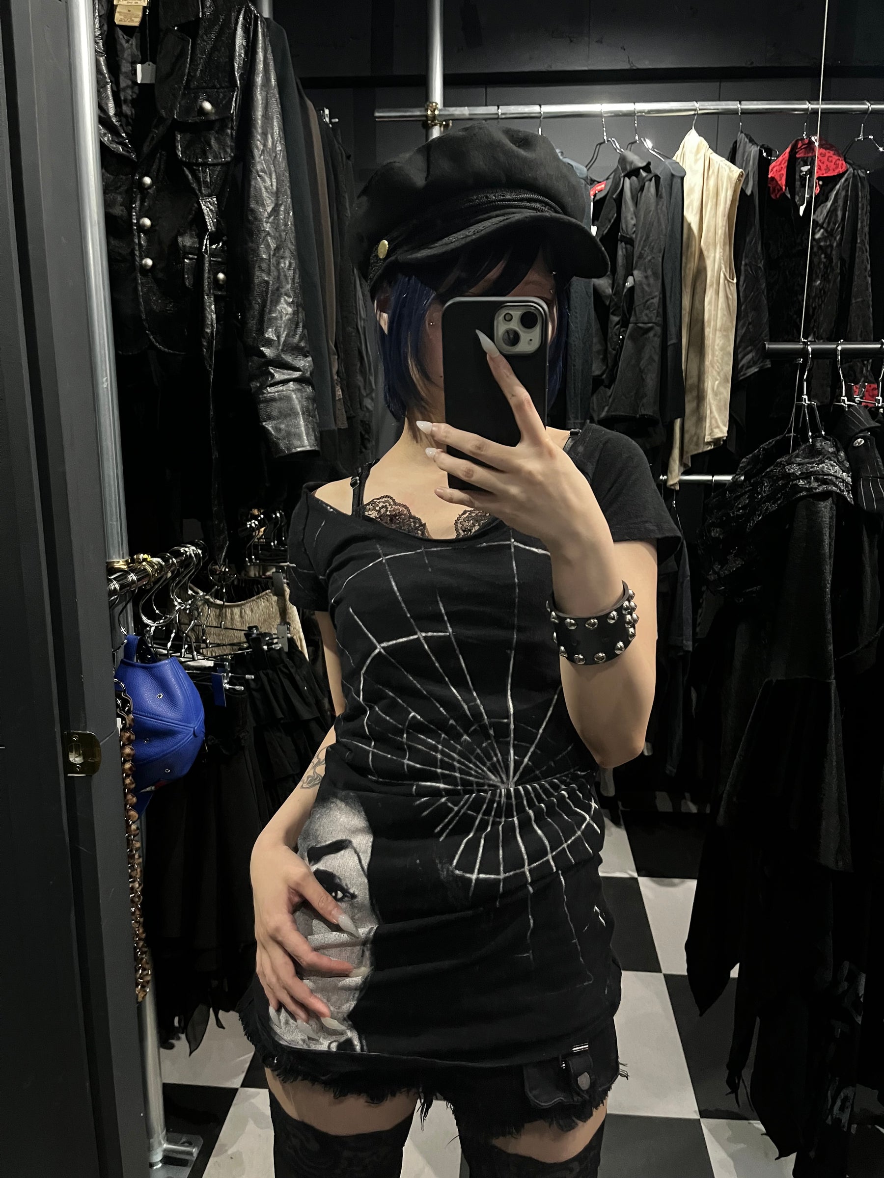 Kreepsville 666 Vampira Spider Web Dress