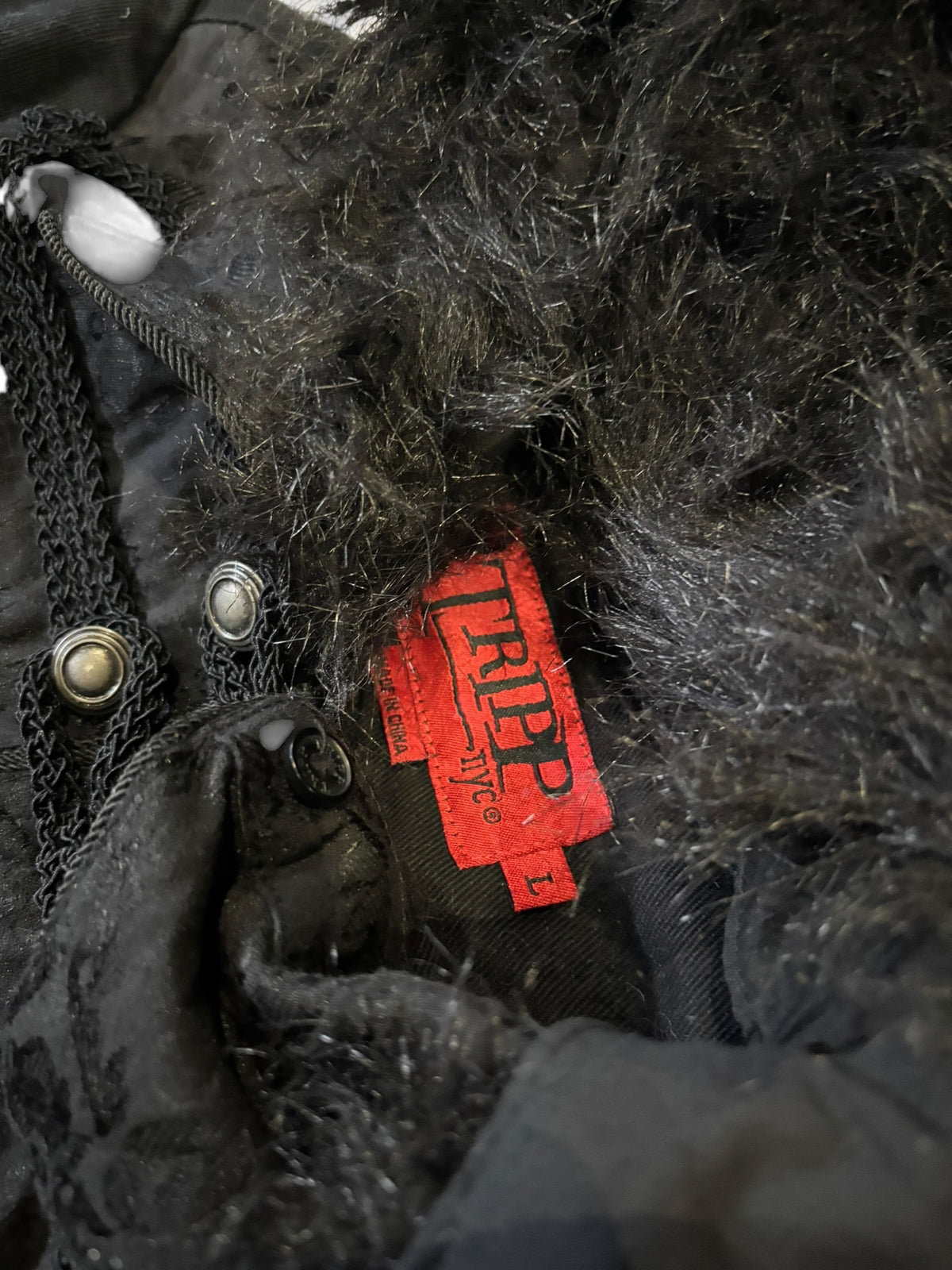 Pile-Trim Hooded Jacket